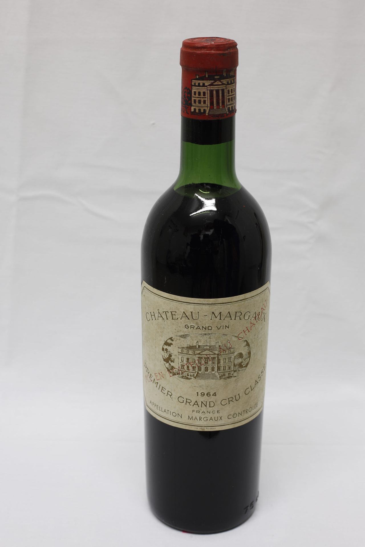 Null (MARGAUX) Bouteille du Château MARGAUX, Milésime 1964, Appellation Margaux &hellip;