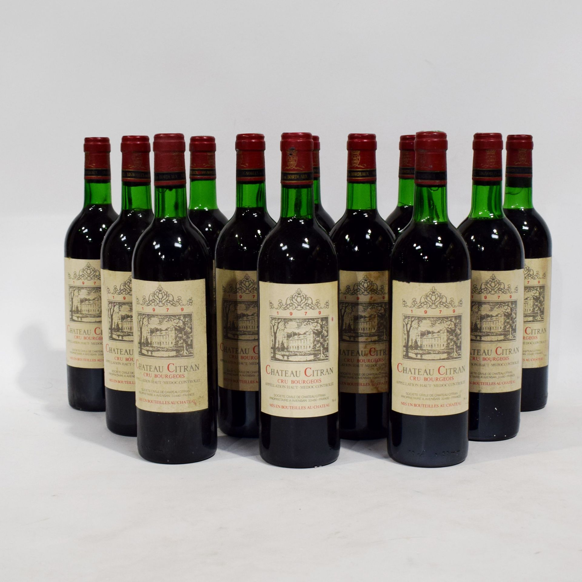 Null (HAUT-MÉDOC) Set di 12 bottiglie di Château CITRAN, Cru Bourgeois de Haut-M&hellip;