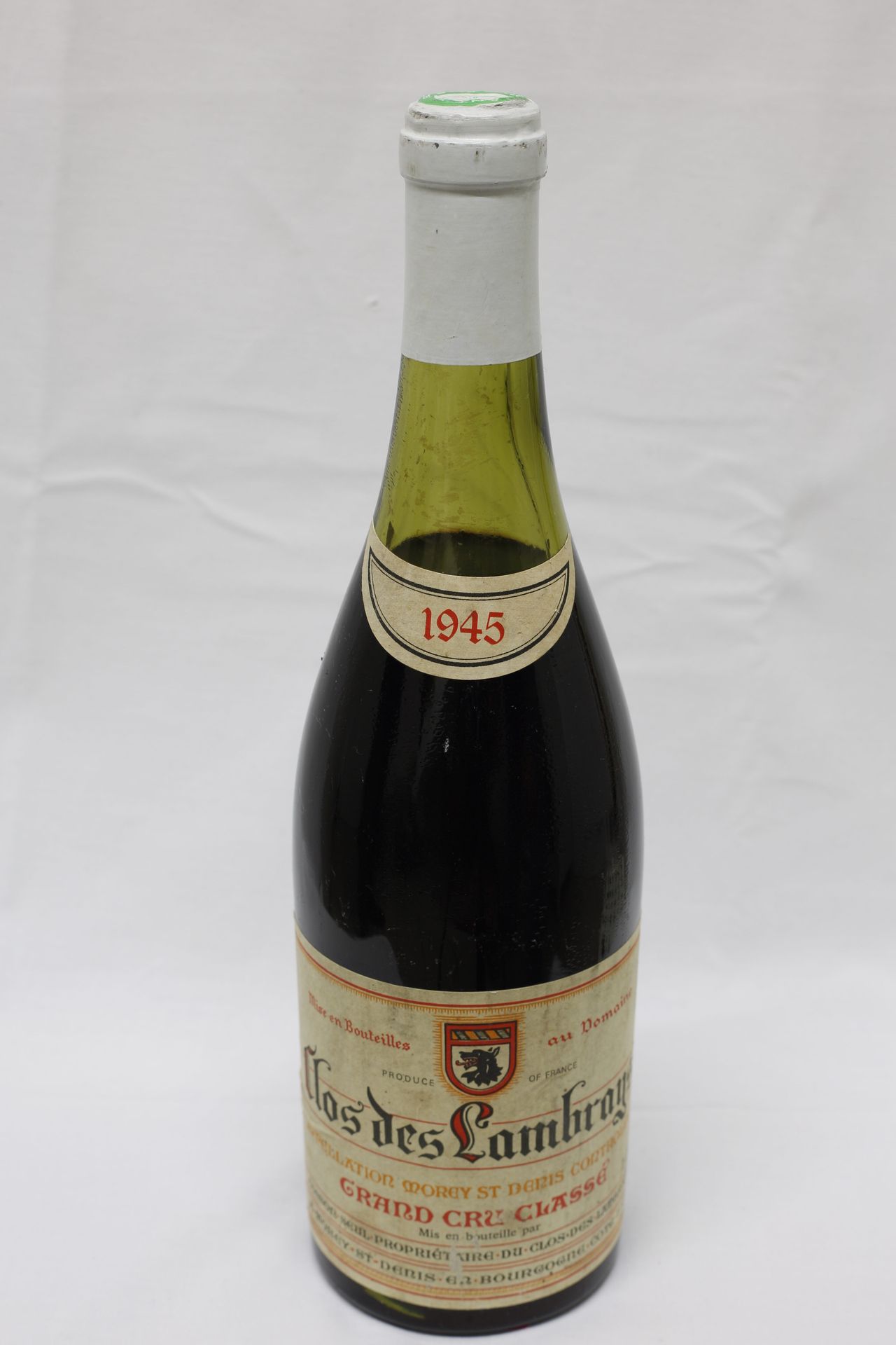 Null (VIEUX MILLÉSIME/MOREY SAINT DENIS)特殊的一瓶Clos des LAMBRAYS，年份1945，产区MOREY SA&hellip;