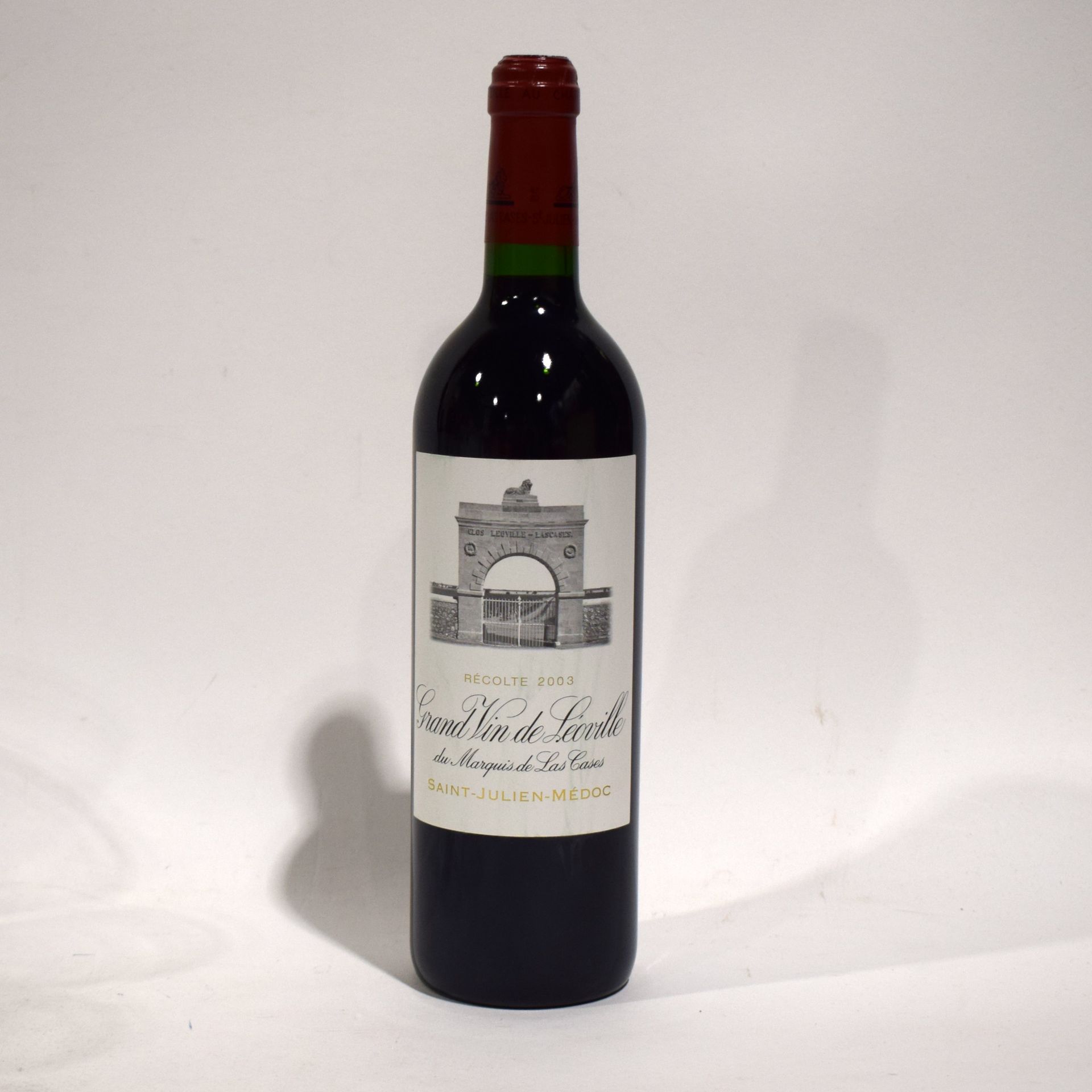 Null (SAINT-JULIEN) Flasche des Grand vin de LÉOVILLE du Marquis de Las Cases, S&hellip;