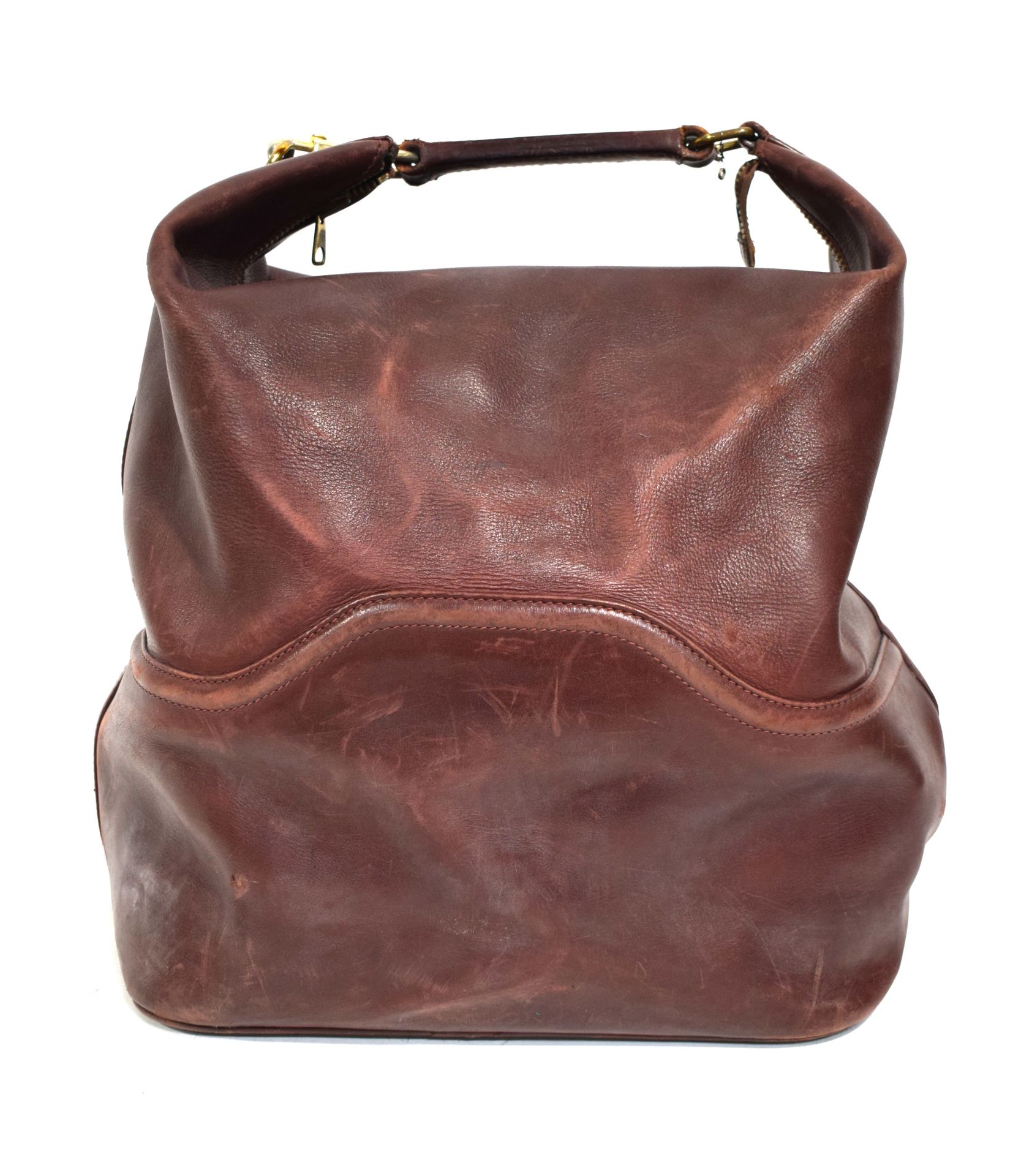 Null PRENTICE
Large leather handbag, burgundy color, tongue "Prentince", Italian&hellip;
