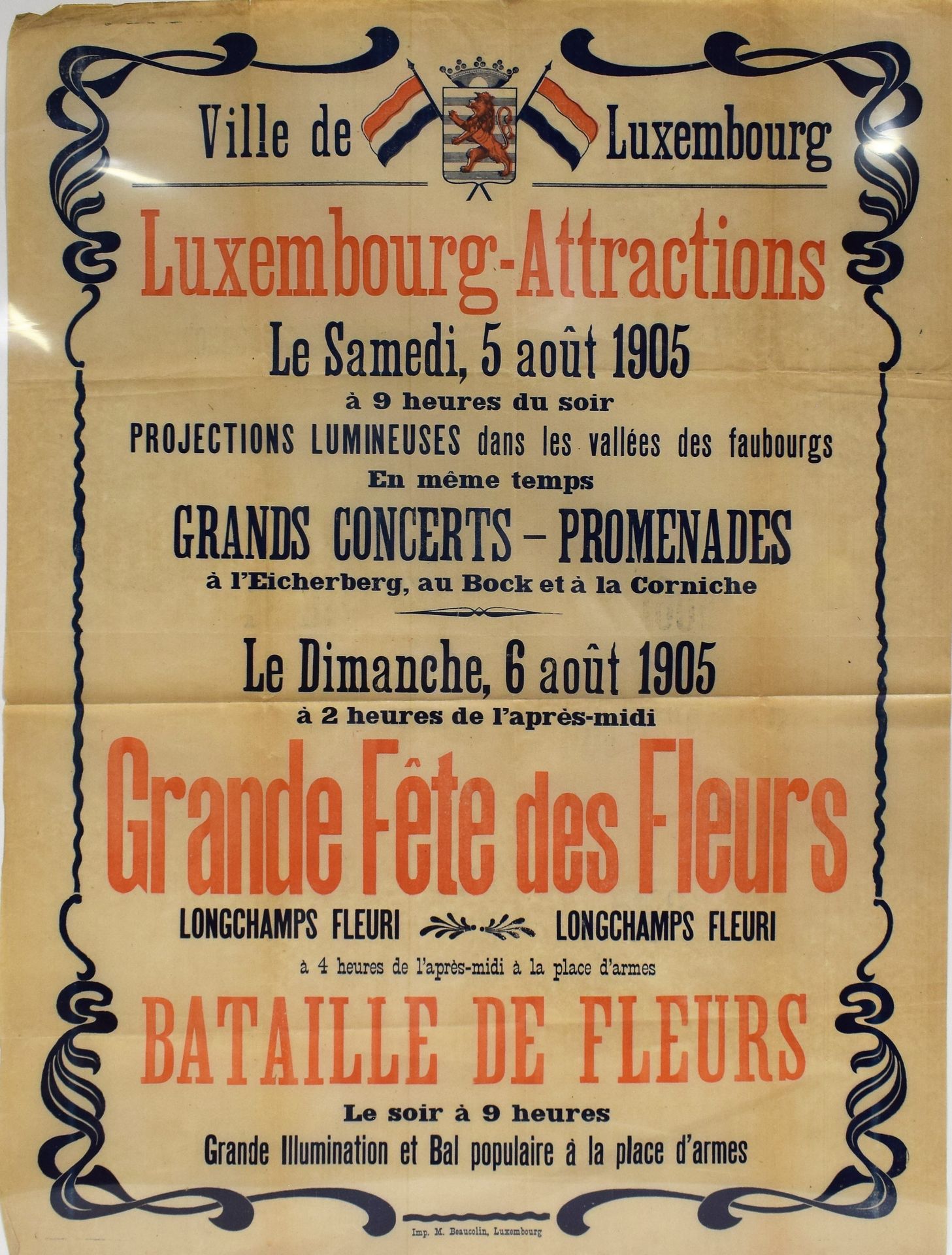 Null (POSTER) Poster for the "Great Flower Festival" 1905, 100 x 75 cm, perfect &hellip;
