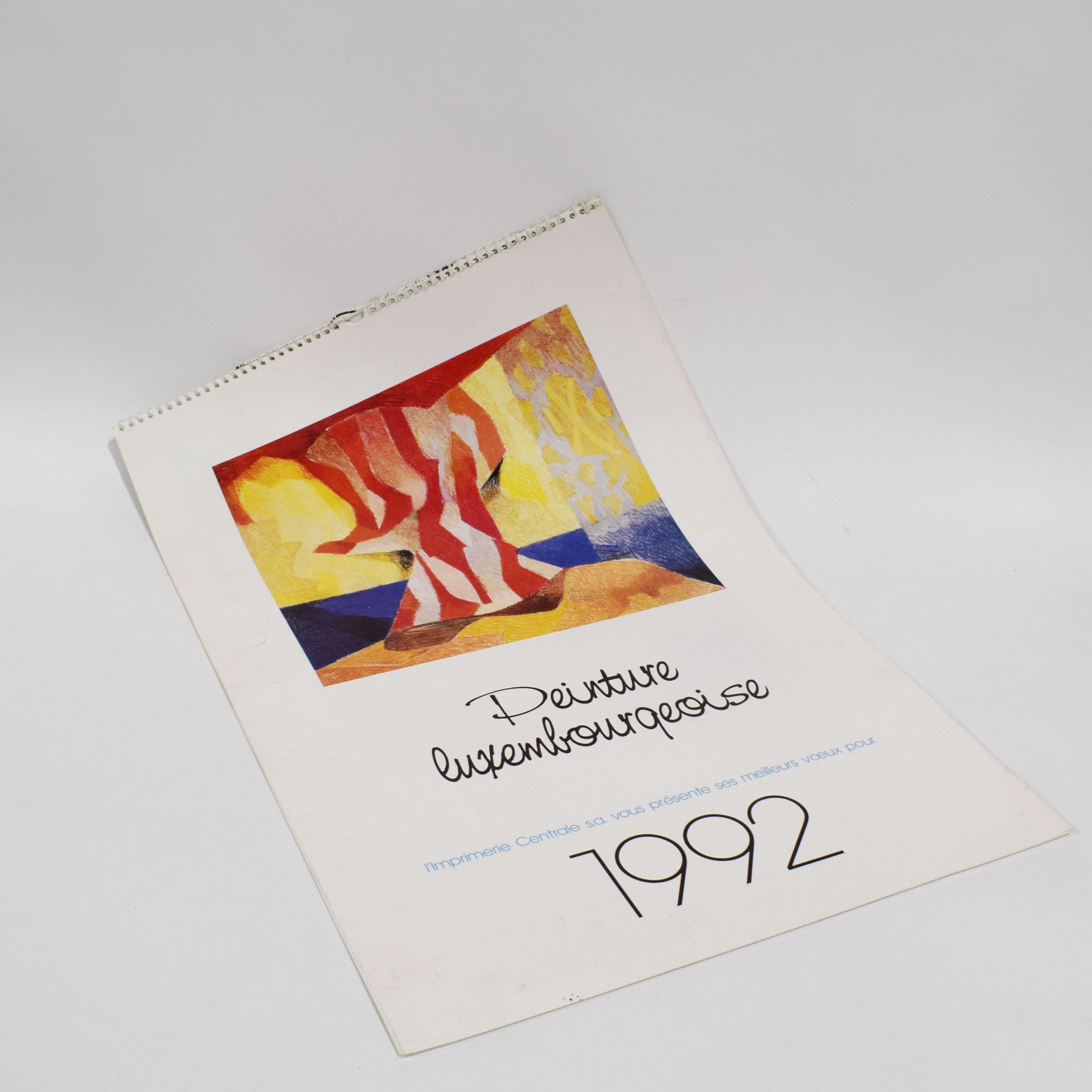 Null Luxemburgische Malerei: Kalender der Imprimerie Centrale für das Jahr 1992 &hellip;