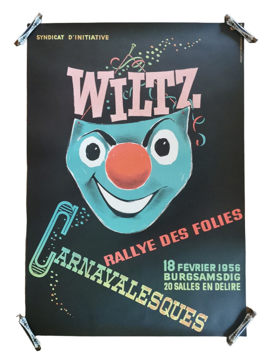 Null (海报）为1956年2月的 "狂欢节"（Rallye des Folies）制作的旅游海报。1956年2月，由René WISMER设计，由HUSS &hellip;