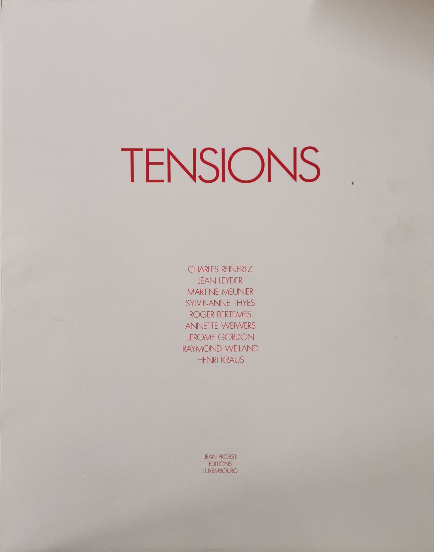 Null (ART) Kunstbuch "TENSIONS. 9 Künstler konkurrieren 1986/87 für eine prestig&hellip;