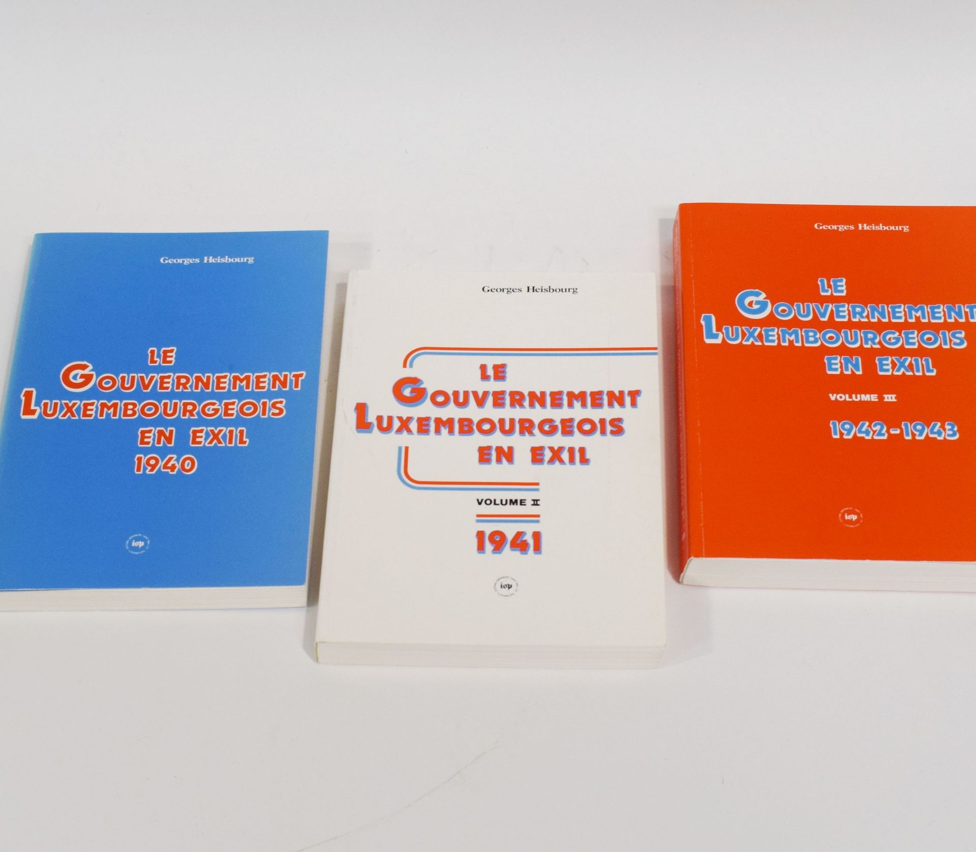 Null (二战）乔治-海斯堡：《流亡的卢森堡政府》，第一卷：1940年，第二卷：1941年，第三卷：1942-1943年，Imprimerie Saint-P&hellip;