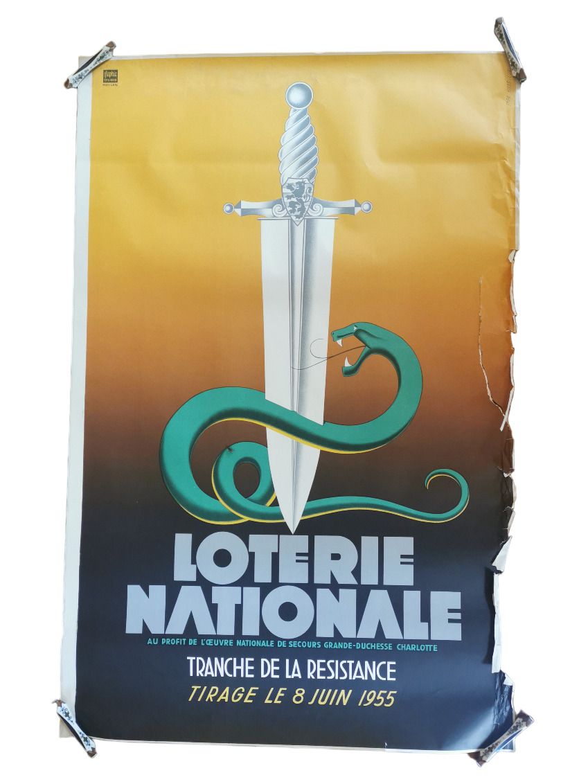 Null (POSTER) Poster of the LOTERIE NATIONALE "Tranche de la Résistance", June 1&hellip;