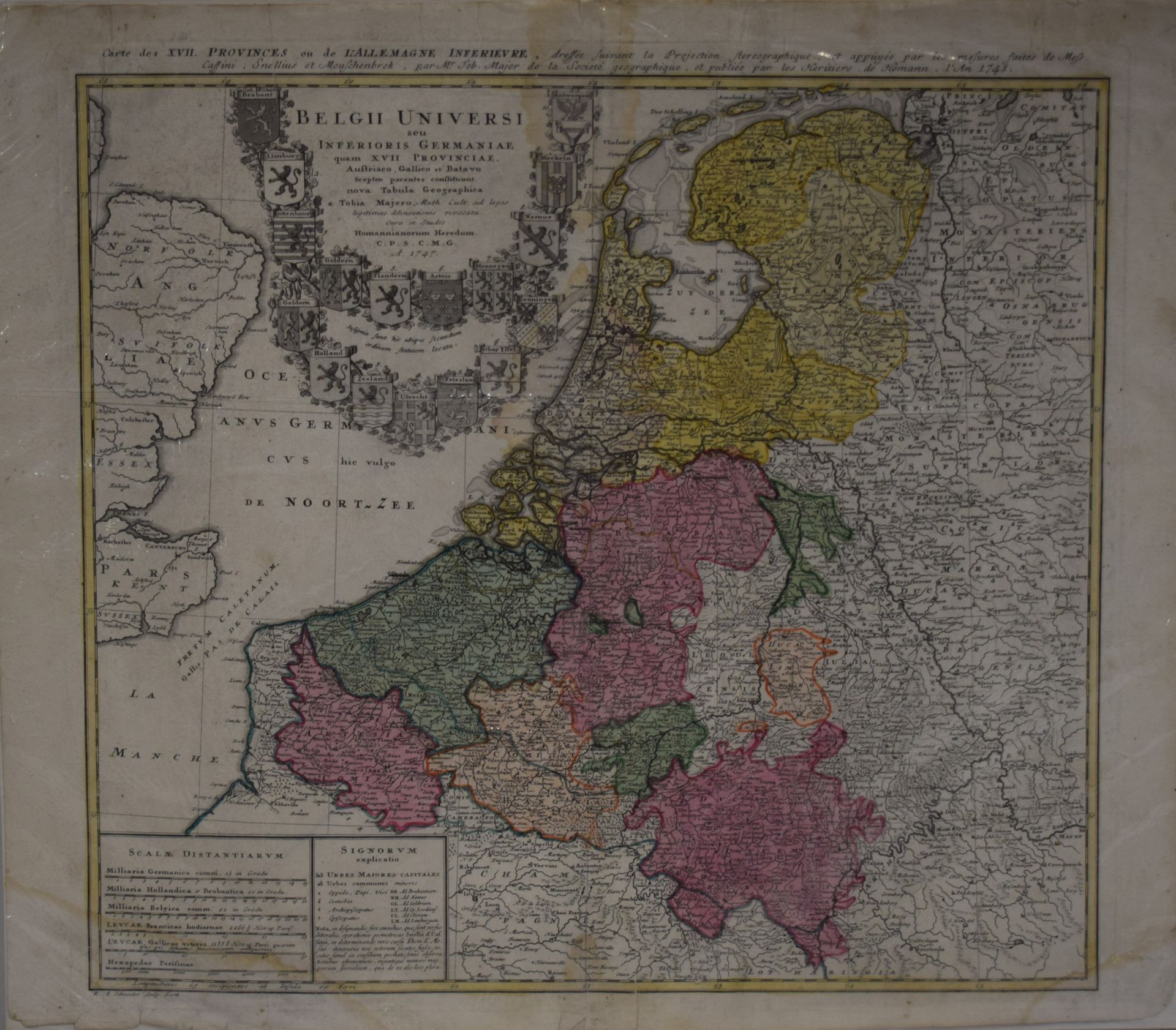 Null (MAP) HOMANN: Belgii Universi seu Inferioris Germaniae quo XVII Provinciae &hellip;