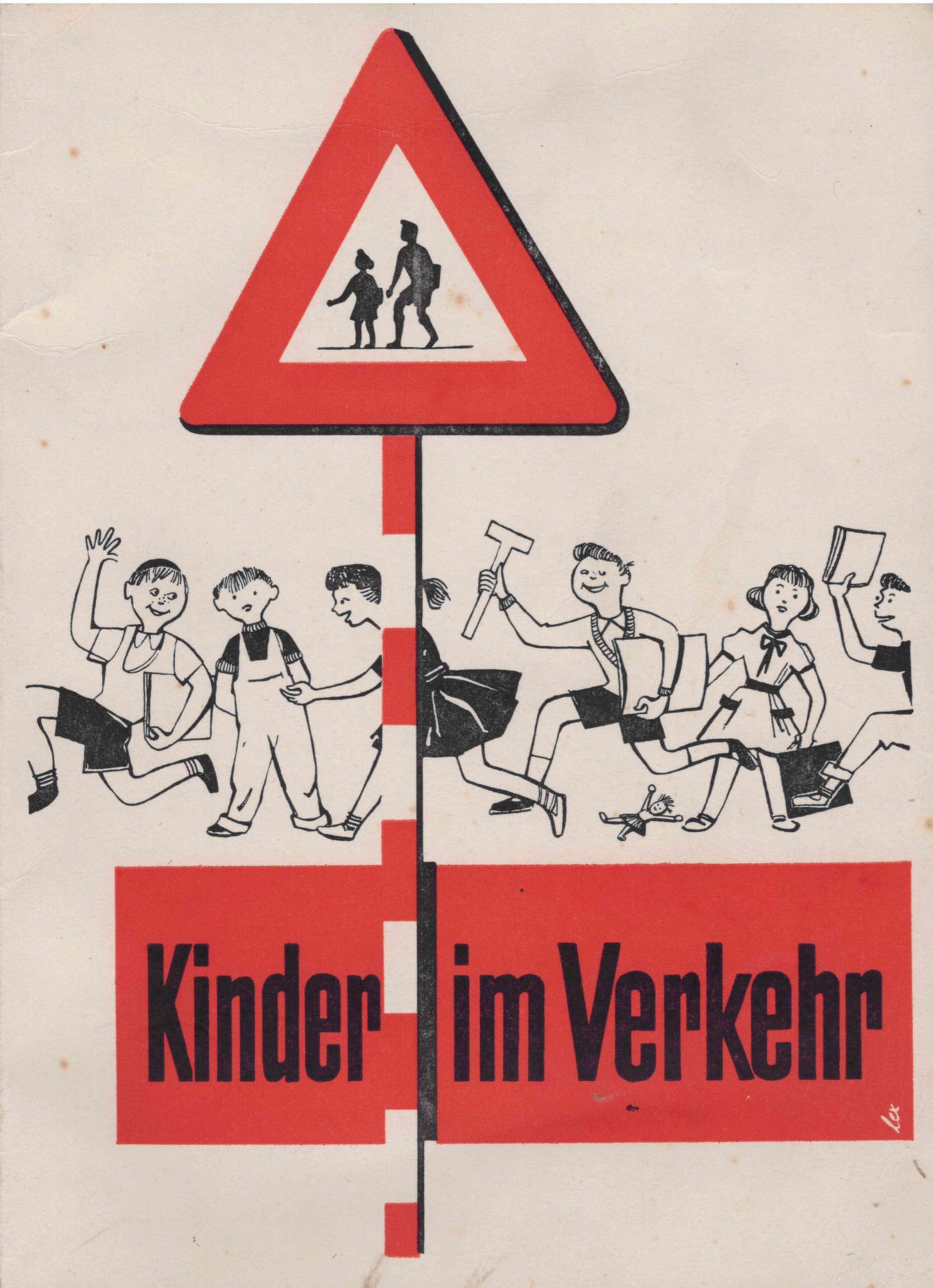 Null (CODE ROUTE) Kinder im verkehr, copertina disegnata da LEX, Druck der Sankt&hellip;