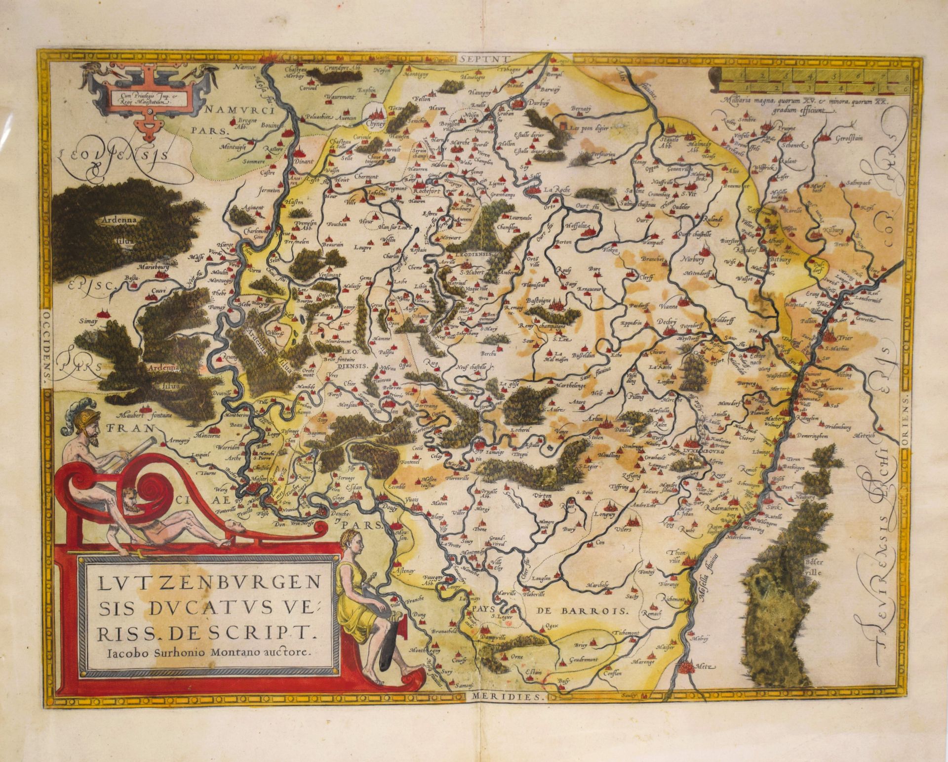 Null (地图）卢森堡地图 "Lutzenburgensis Ducatus Veriss Descript."，由Jacques de SURHON和Abr&hellip;