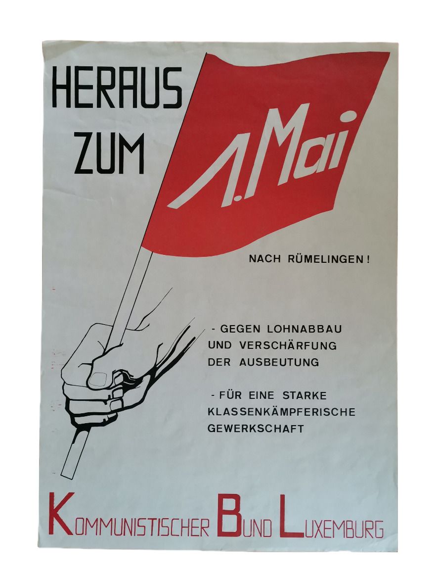 Null (海报）KBL为鲁梅兰日庆祝活动制作的政治宣传海报，约1970年，状况良好，61 x 43厘米