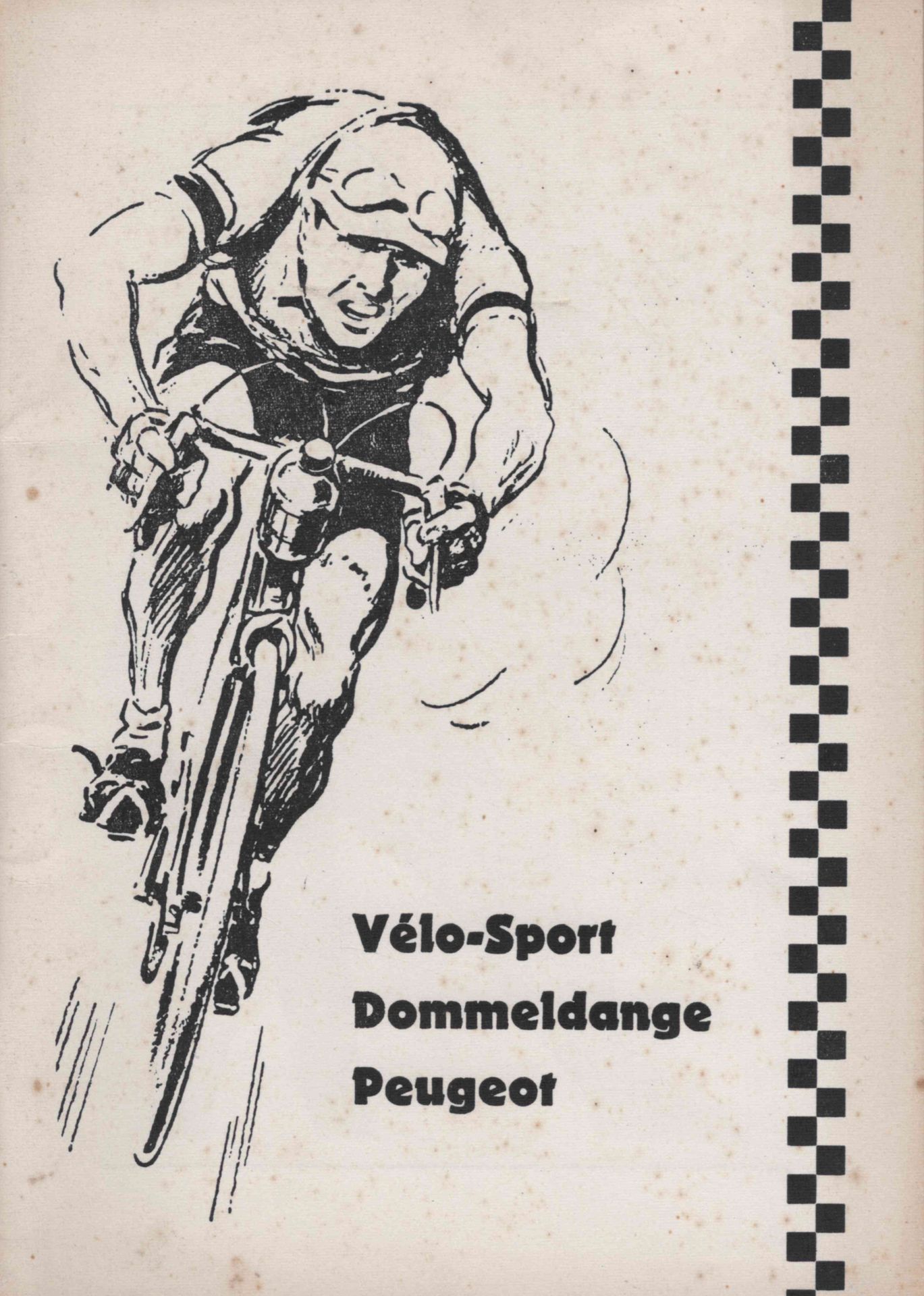 Null (SPORT) Vélo-Sport Dommeldange Peugeot, Challenge Gust. Loeven, 1964