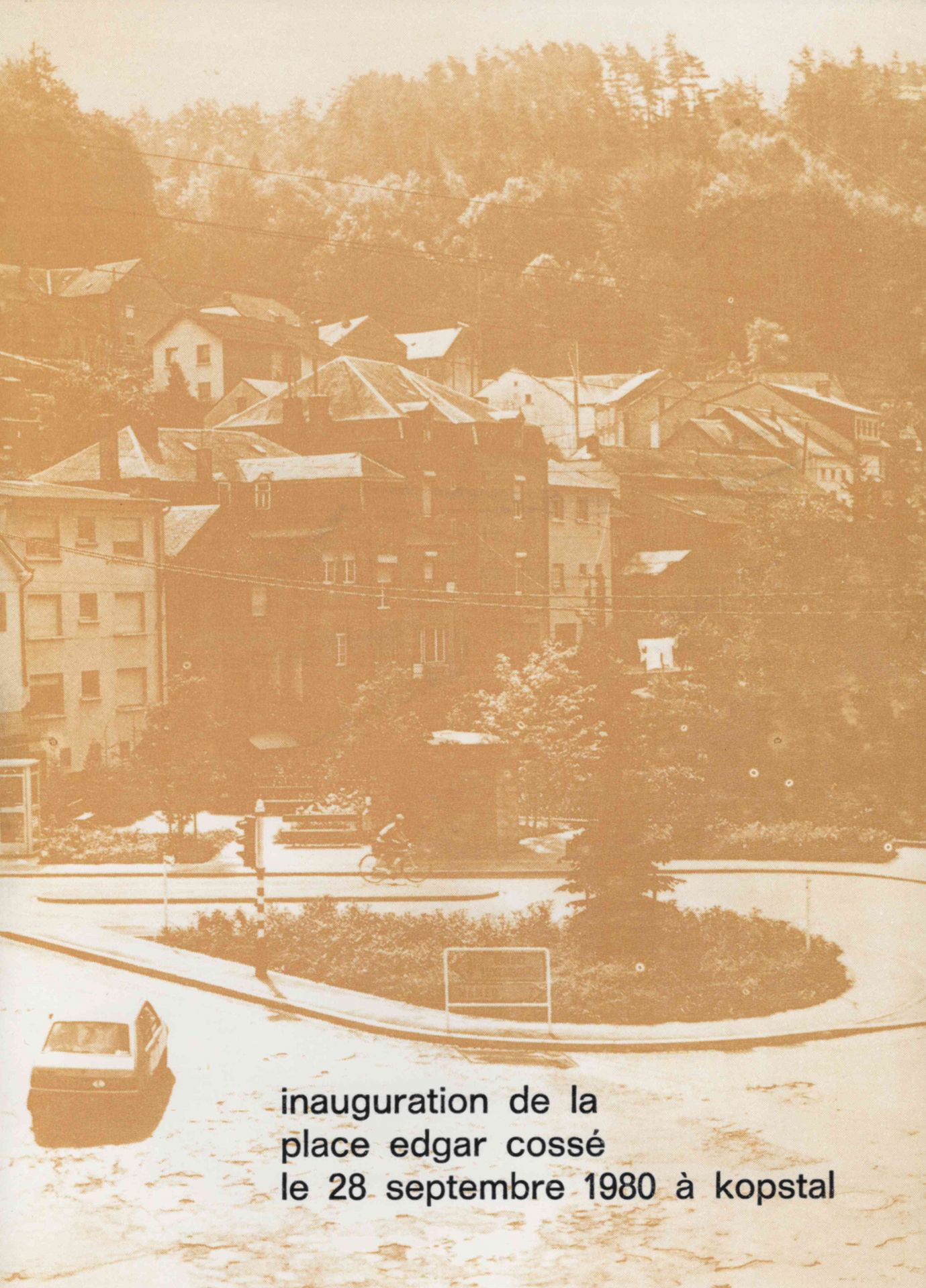 Null (JUBILEE) Inauguration of Place Edgar Cossé in Kopstal on September 28, 198&hellip;