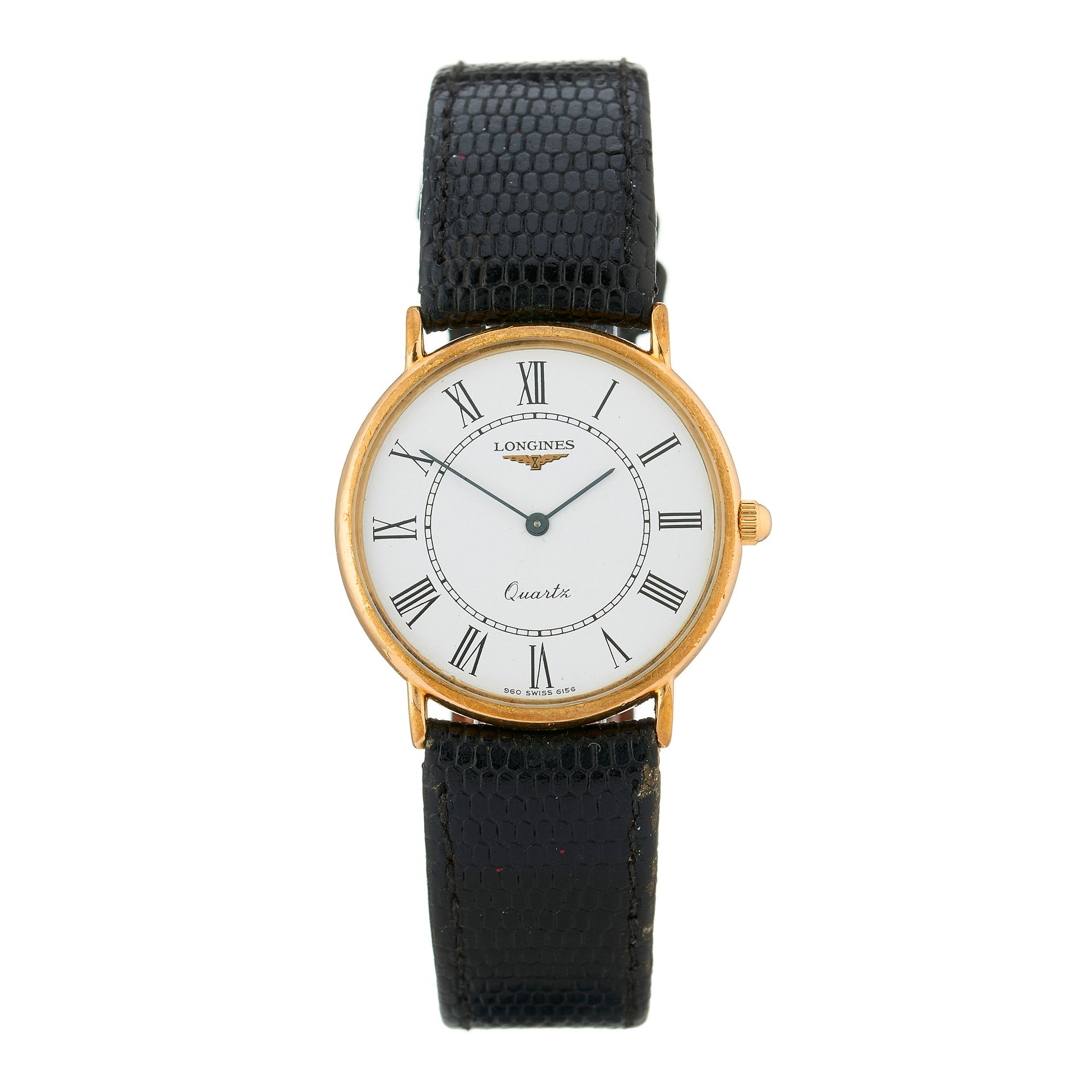 Null Longines, reloj de pulsera Presence de acero inoxidable y chapado en oro, r&hellip;