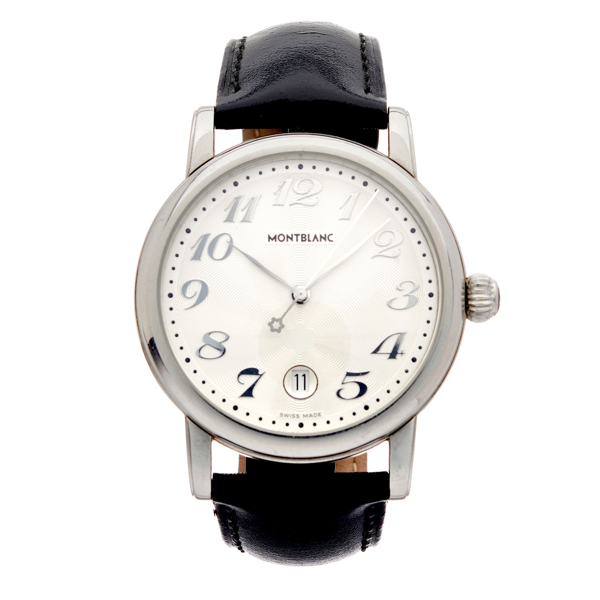 Null Montblanc, une montre-bracelet Meisterstuck Star en acier inoxydable, référ&hellip;