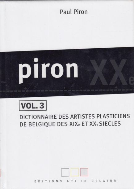 Null 
Paul PIRON - Dictionnaire des artistes plasticiens de Belgique des XIXe et&hellip;