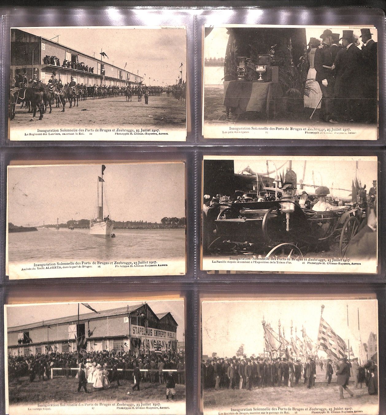 Null 
BELGIUM. Set of 186 postcards, various periods.