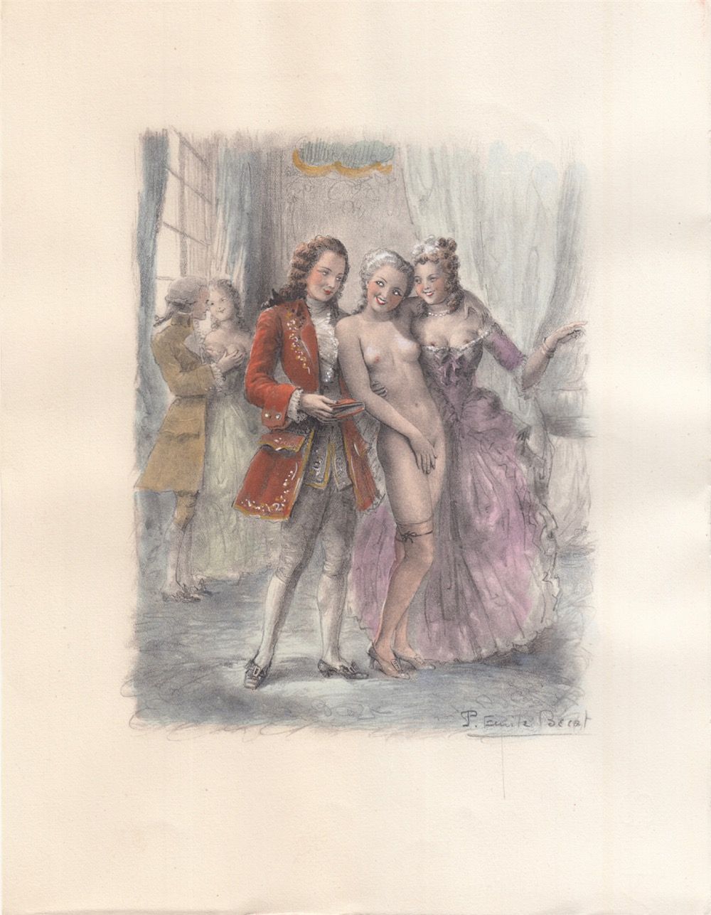 Bécat Andréa de NERCIAT - Le Doctorat impromptu. Illustrations de Paul-Émile BÉC&hellip;