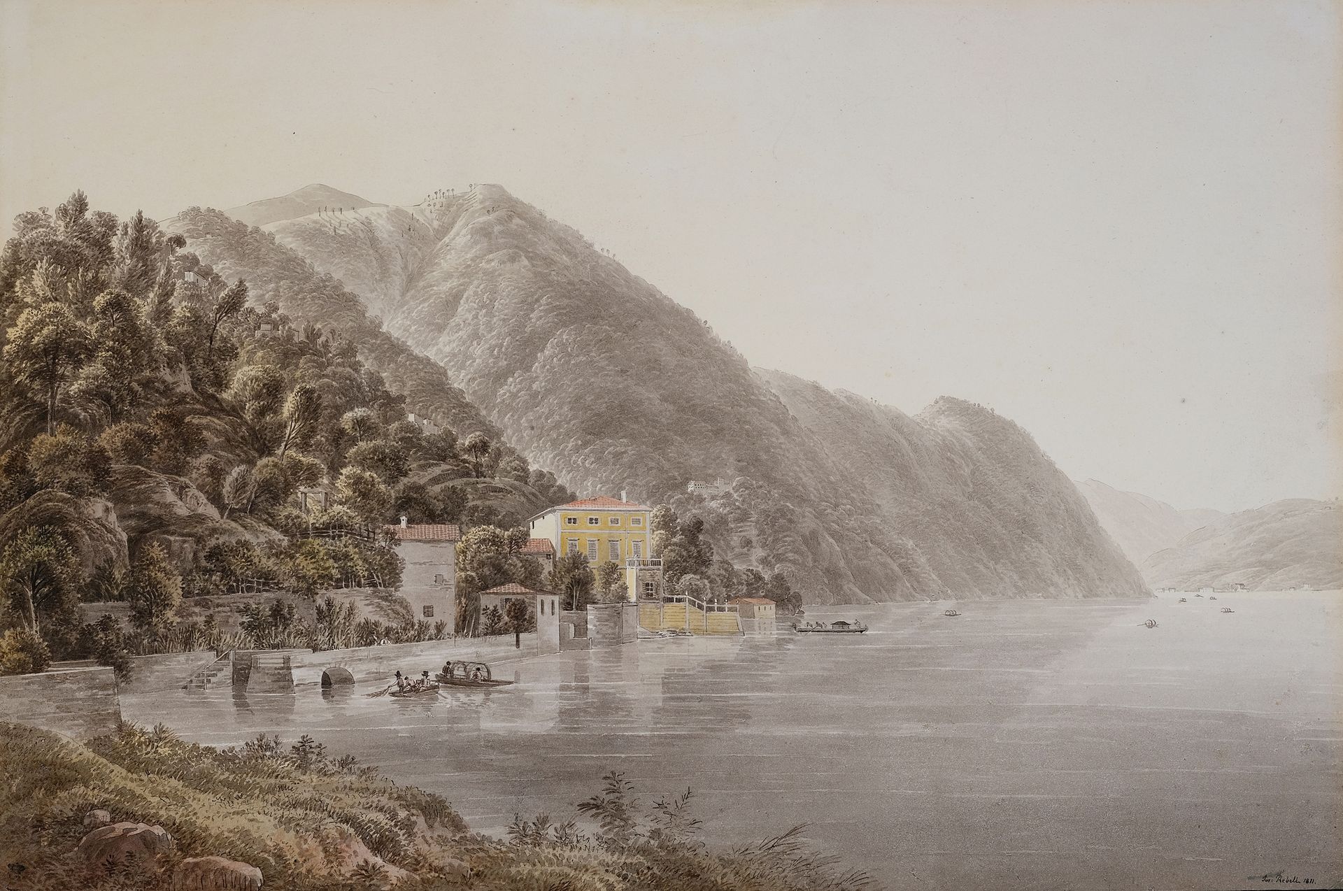 Null Joseph Rebell


Vienne 1787 - 1828 Dresde


Villa sur le Lago di Como


Aqu&hellip;