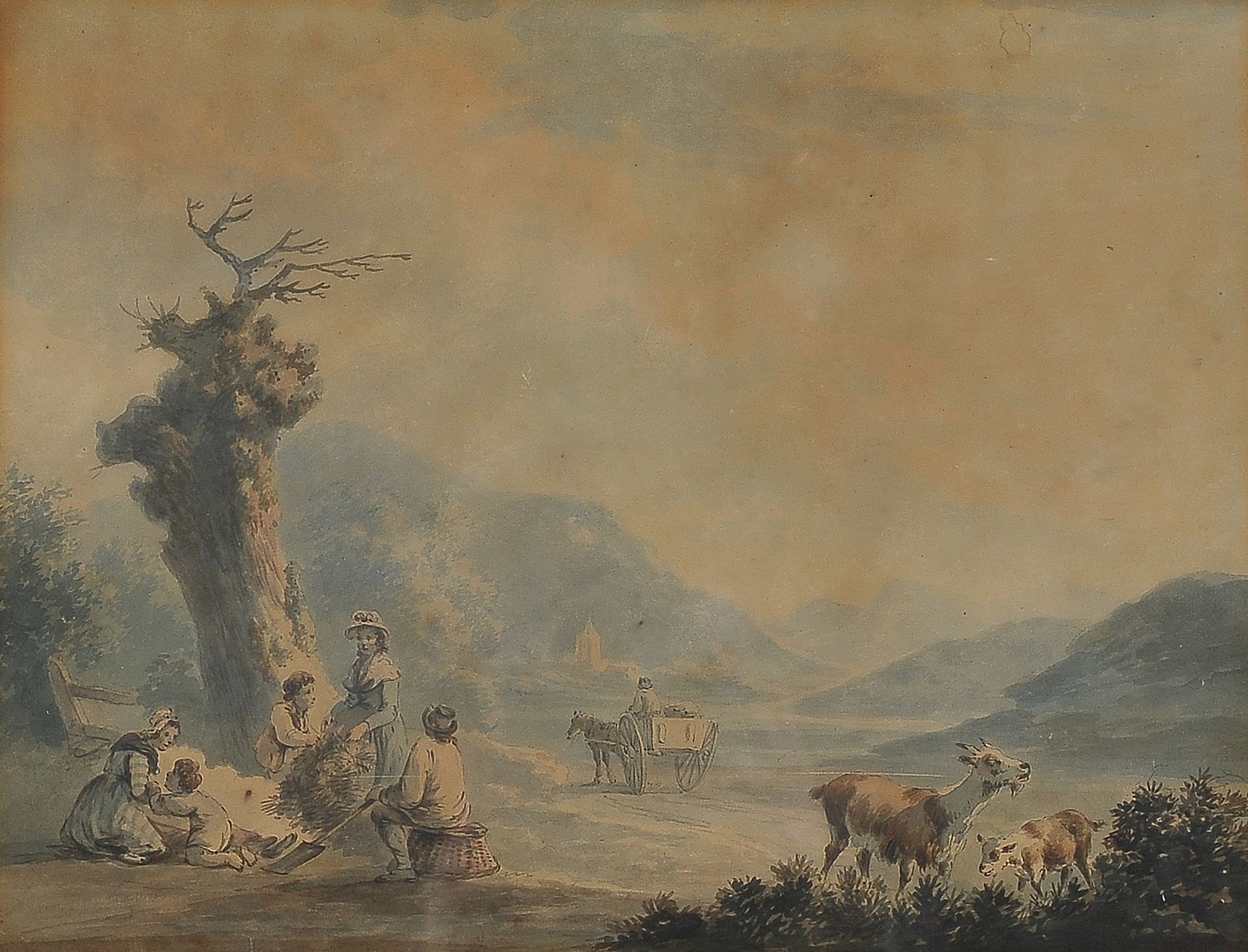 Null Pastorale Szene


19ème siècle


Aquarelle sur papier


28,5 x 37 cm


Non &hellip;