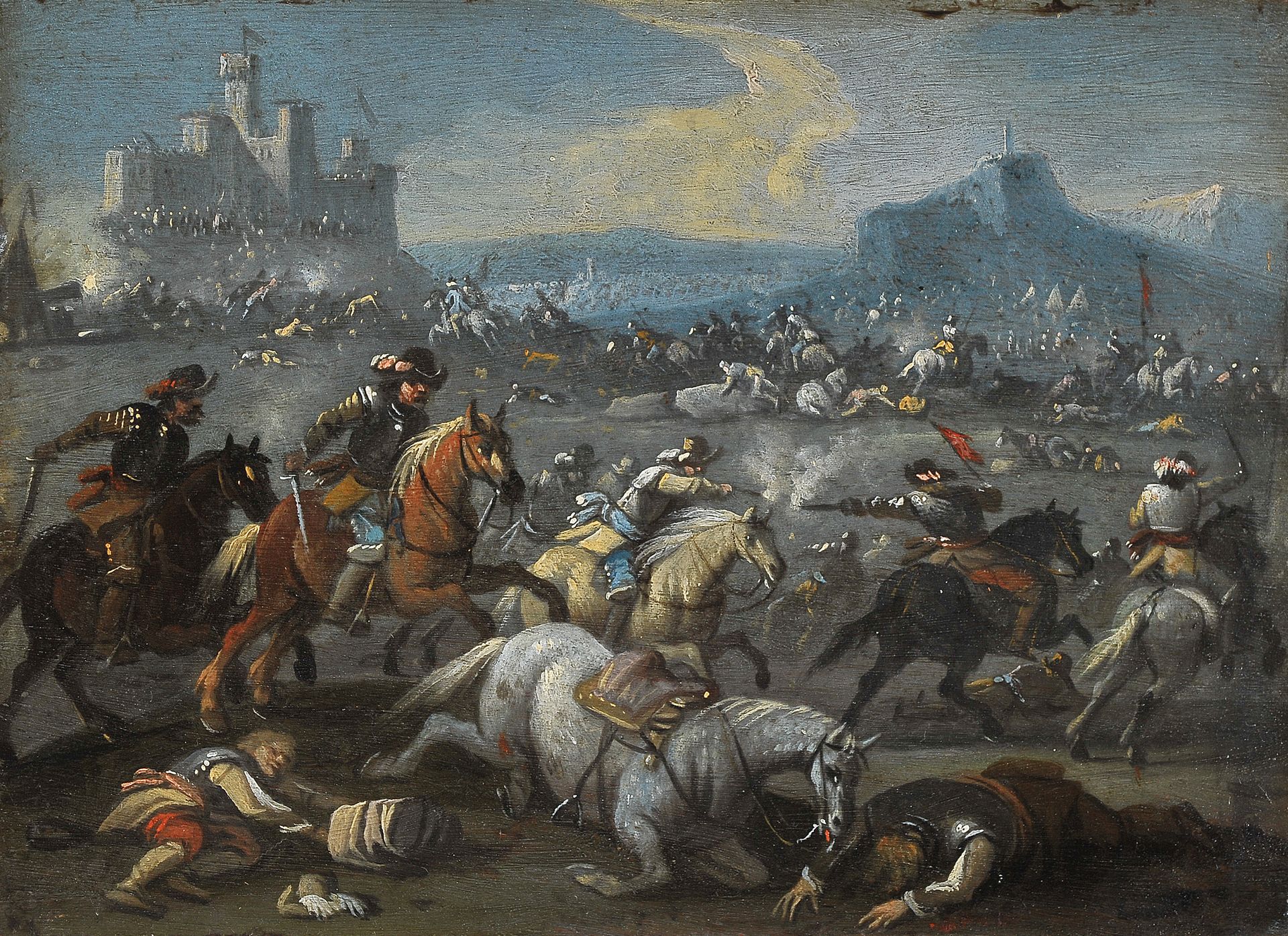 Null Paire de tableaux de bataille


17ème / 18ème siècle


Huile sur cuivre


c&hellip;