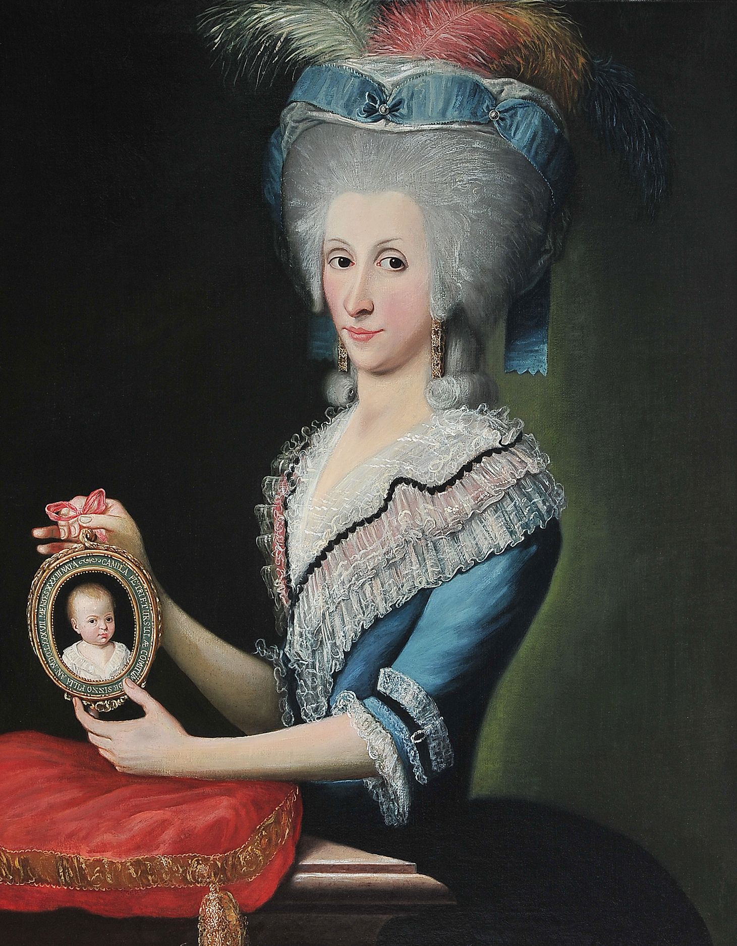 Null 一位女士的画像


意大利或多瑙河君主国


布面油画


91 x 71厘米


日期为1787年


创作时的原框





一位身着蓝色长袍的贵&hellip;
