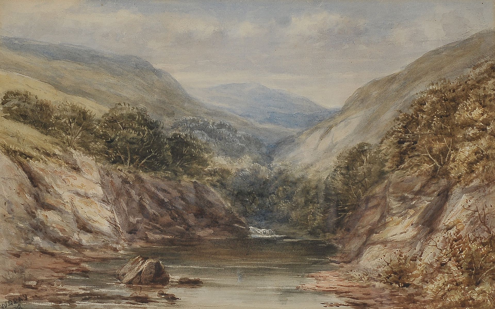Null 威廉-格雷


英格兰 1835 - 1883


景观


纸上水彩画


28 x 45 cm


左上角有签名和日期(18)79。