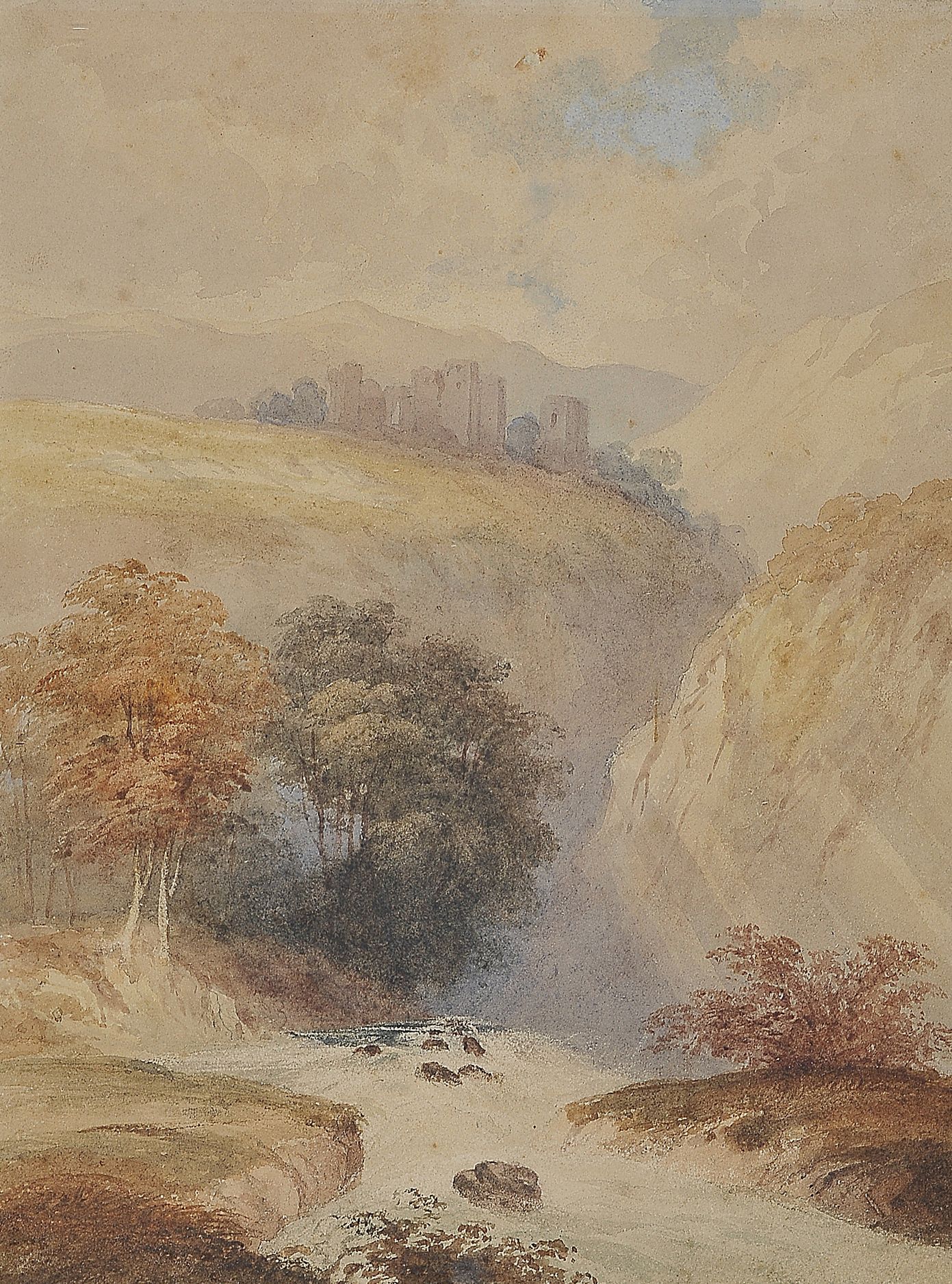 Null E.科普利-菲尔丁


景观


19世纪


纸上水彩画


24,5 x 18,5 cm


无签名