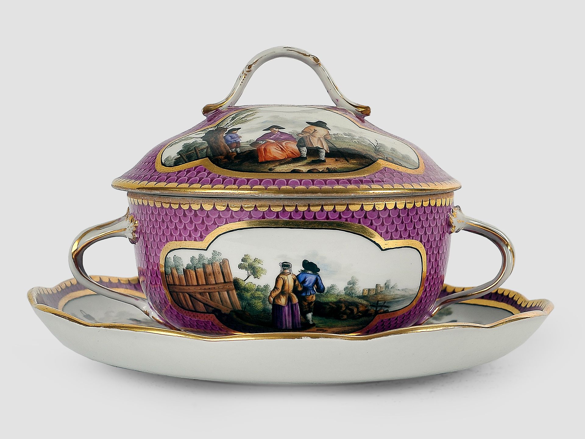 Null Ecuelle de Meissen


Porcelaine Ecuelle


ca. 1750





Peinture :


Bol et&hellip;