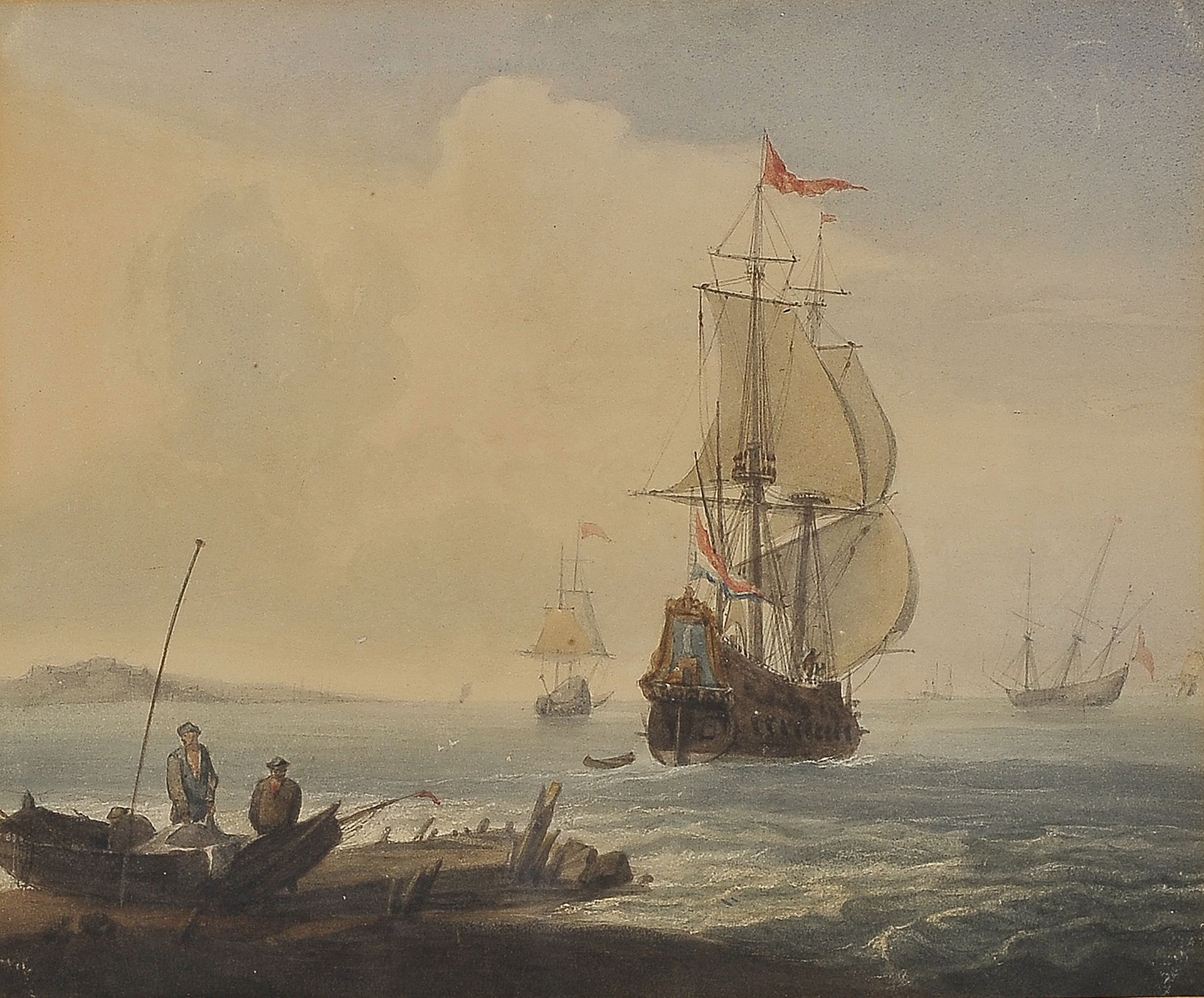 Null James Wilson Carmichael


England 1800 – 1863


Dutch sailing ships


Water&hellip;