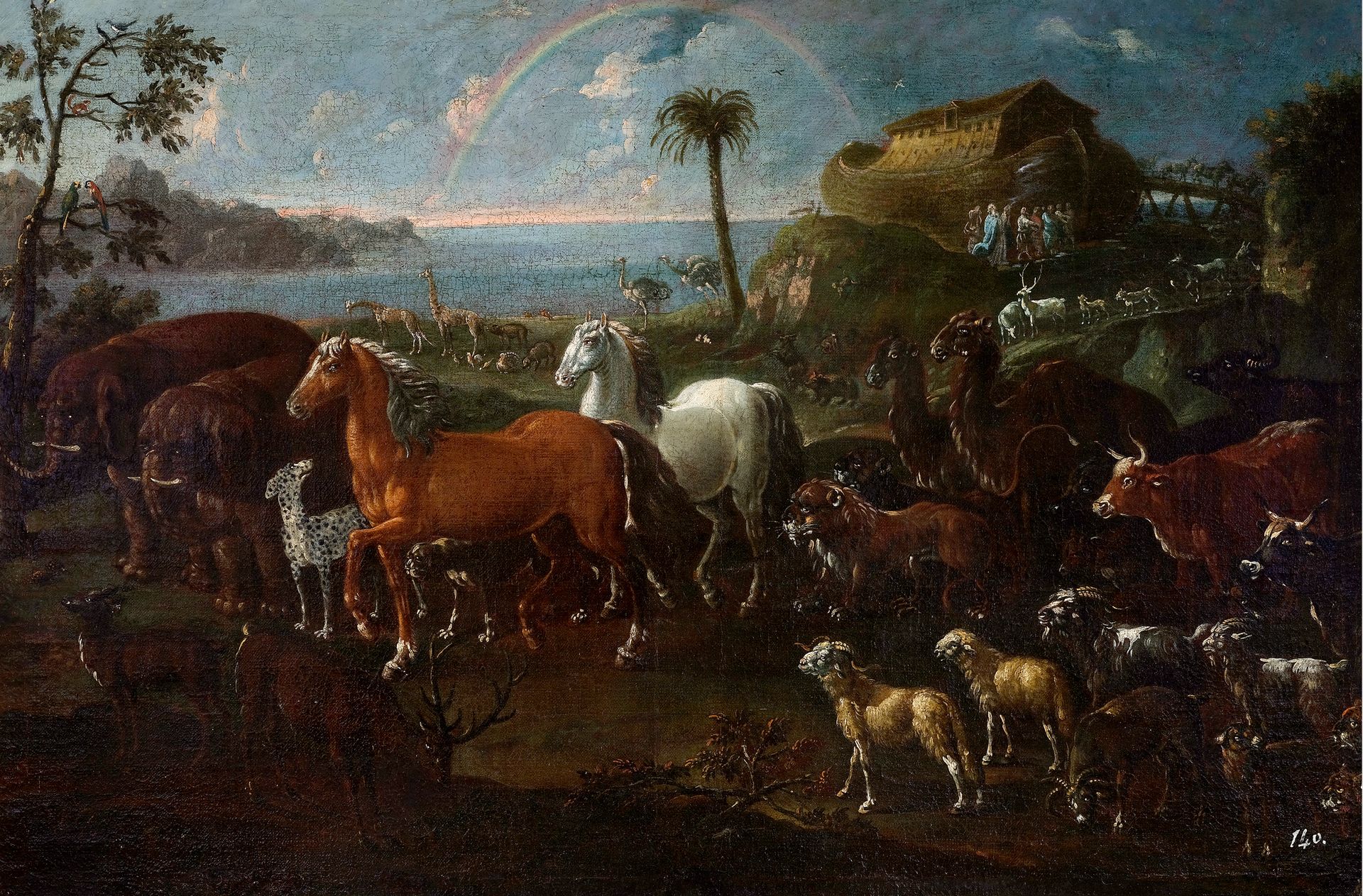 Null Cajetan Roos, detto Gaetano De Rosa


Rom 1690 - 1770 Wien


Die Arche Noah&hellip;