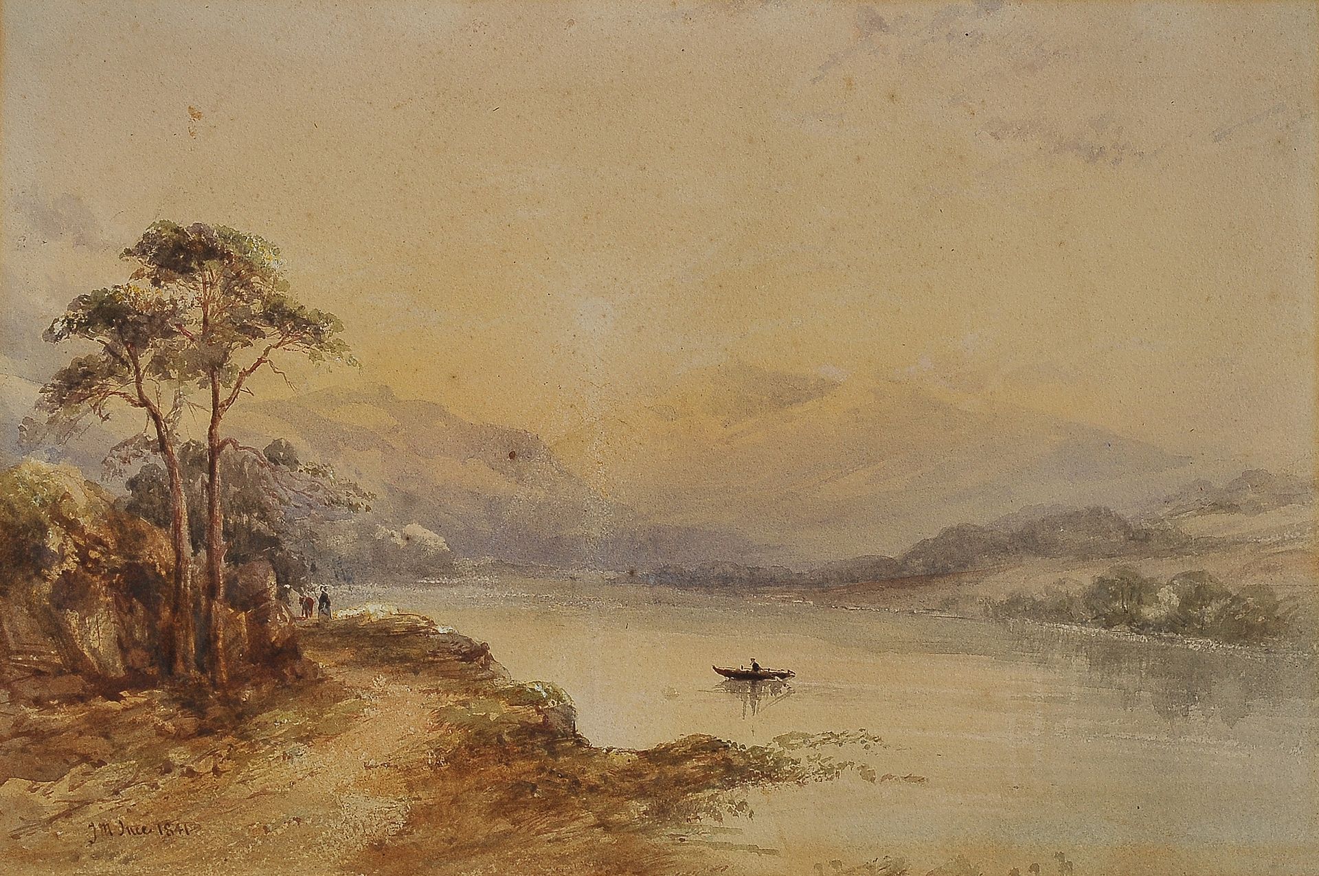 Null 约瑟夫-默里-因斯


Presteign 1806 - 1889 伦敦


风景


纸上水彩画


22 x 34 cm


左上角有签名和日期1&hellip;