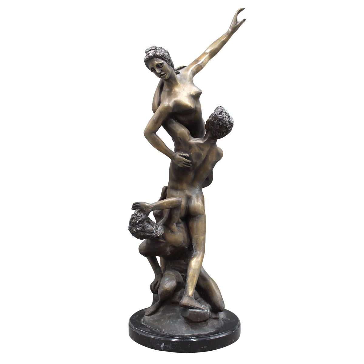 IL RATTO DELLE SABINE - THE RAT OF THE SABINES Escultura de bronce sobre base de&hellip;