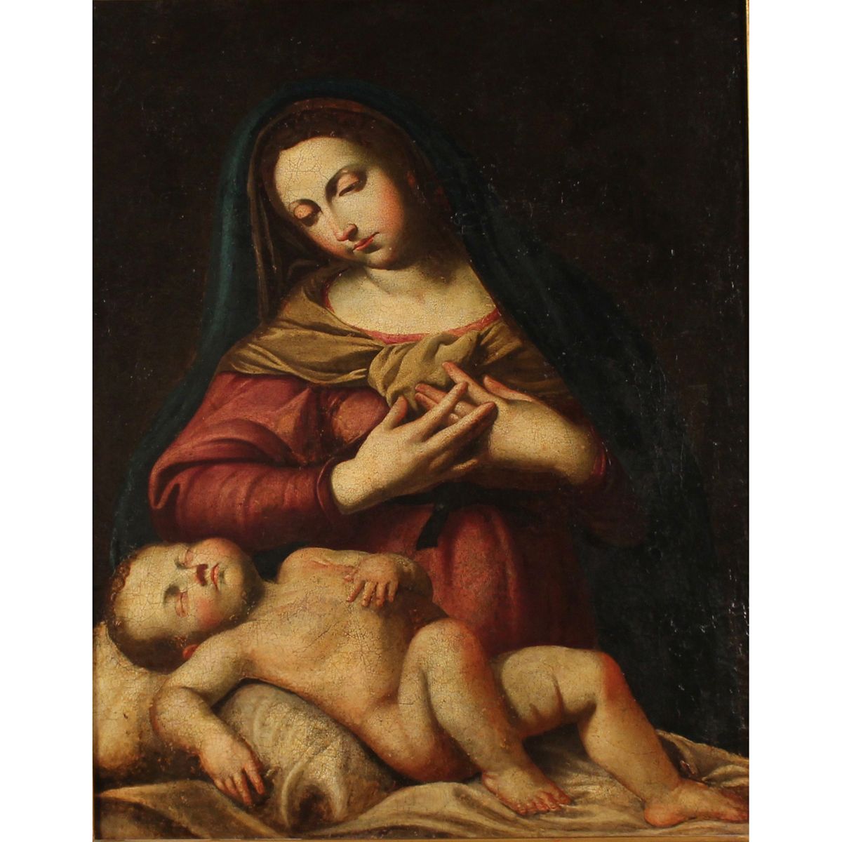 SCUOLA SICILIANA DEL SECOLO XVIII "La Madonna col bambino" - SICILIAN SCHOOL OF &hellip;