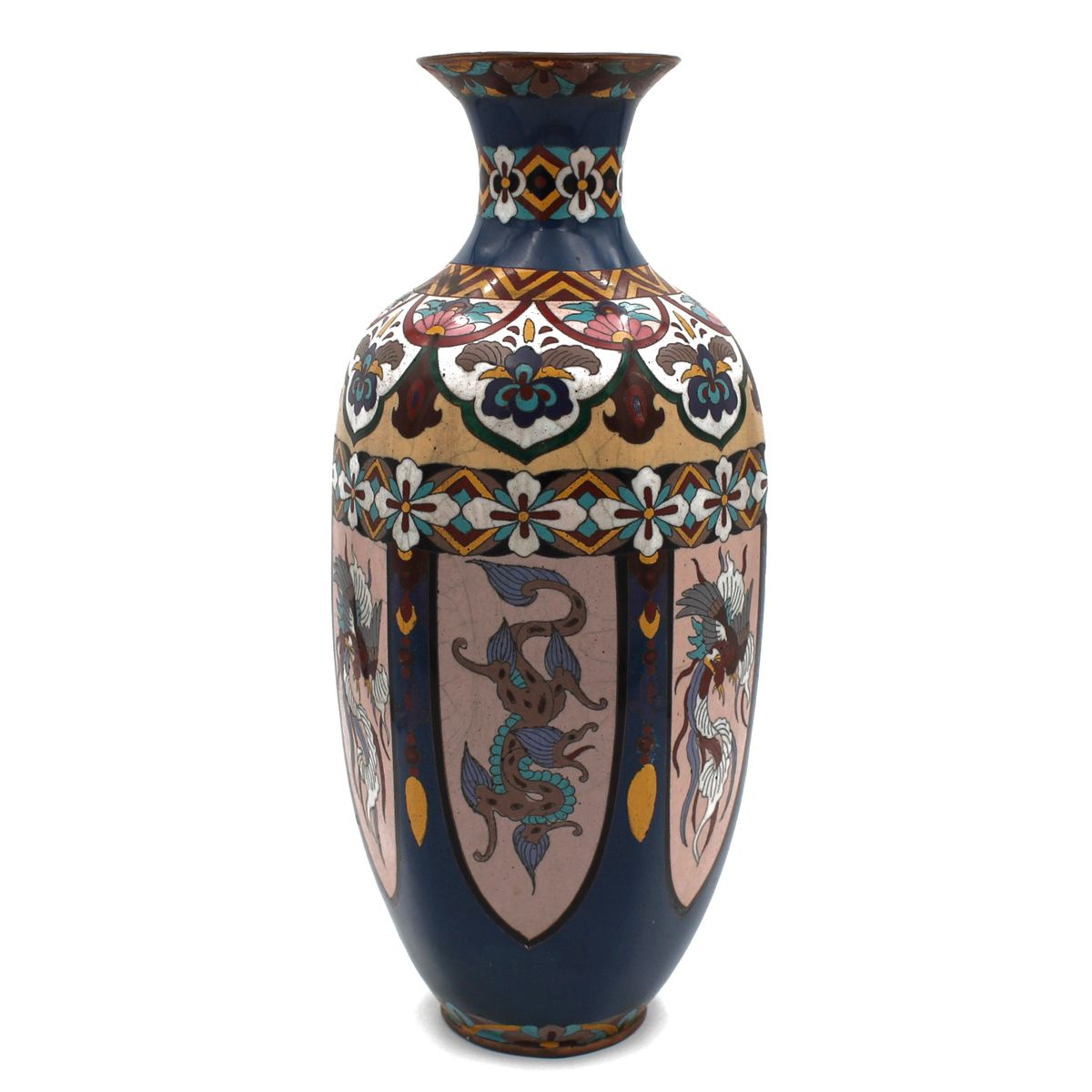 VASO CLOISONNÈ - VASE CLOISONNÈ Siglo XX (daños). Cm H 36
Siglo XX (daños). Cm H&hellip;