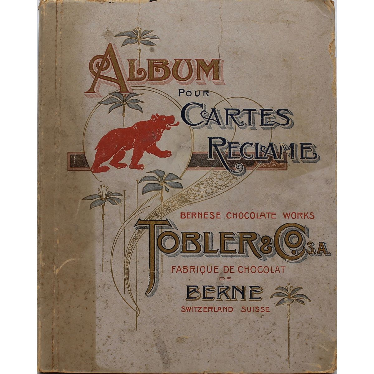 ALBUM POUR CARTES RECLAME "Tobler & Co." Early 20th century
Early 20th century