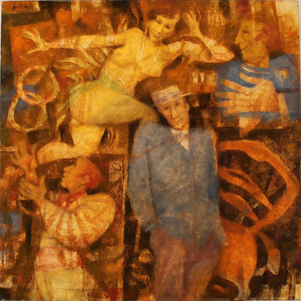 REMO SQUILLANTINI (1920/1996) "Figure"-"Figures" 油画在面板上的框架。Cm 70x70
油画在面板上的框架。Cm&hellip;