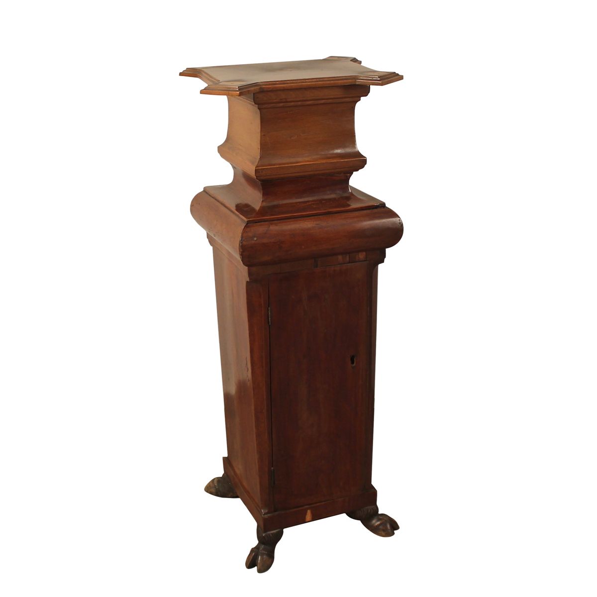 ALZATA CON SPORTELLO - LIFT WITH DOOR Mahogany with carved feet (retouches in th&hellip;