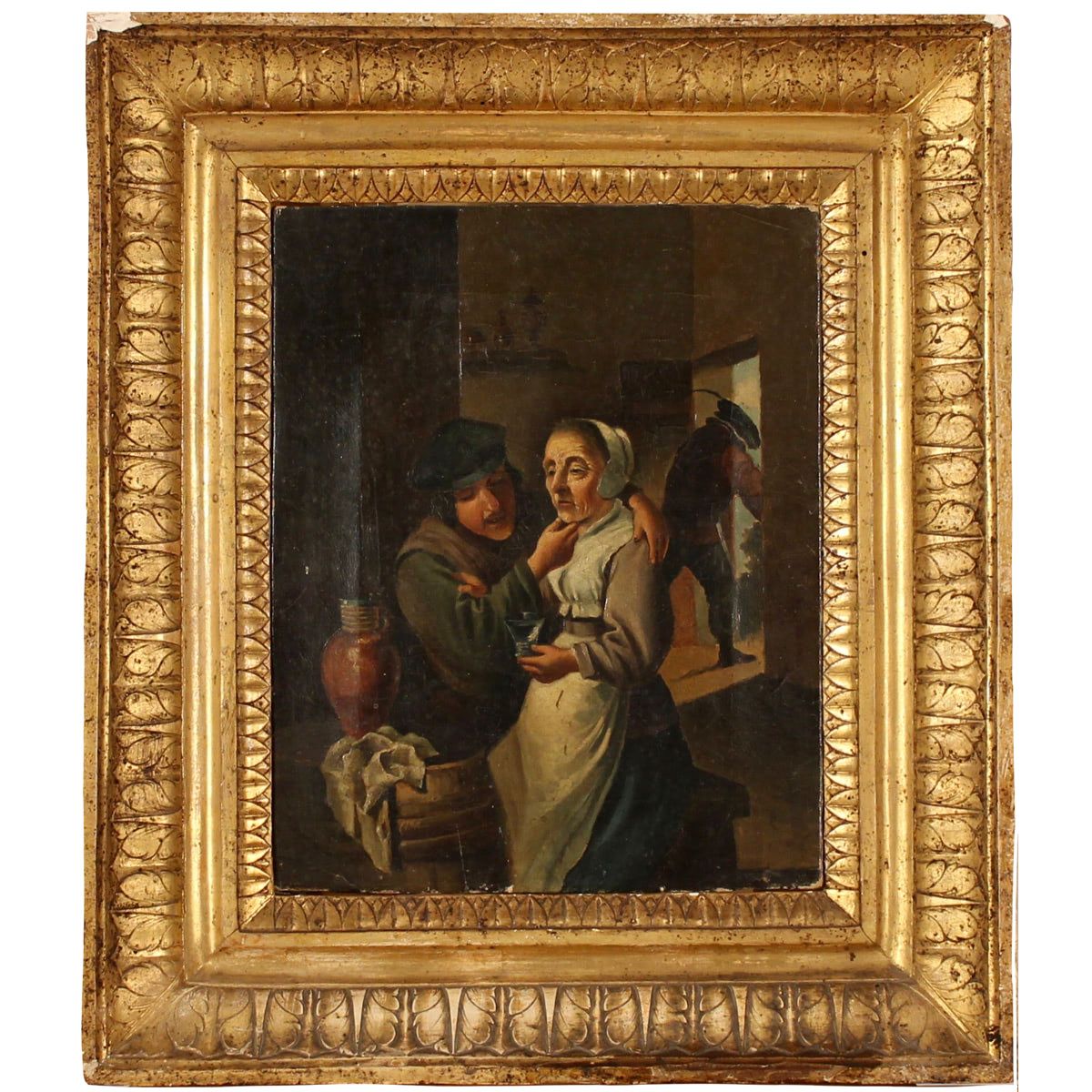 SCUOLA FIAMMINGA DEL SECOLO XIX "Scena d'interno con figure" - 19th CENTURY FLEM&hellip;