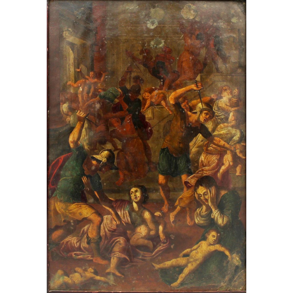 SCUOLA ITALIANA DEL SECOLO XVIII "La Strage degli innocenti" - 18th CENTURY ITAL&hellip;