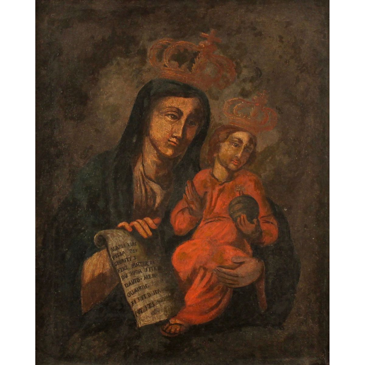 SCUOLA SICILIANA DEL SECOLO XVIII "La Madonna col bambino" - SICILIAN SCHOOL OF &hellip;