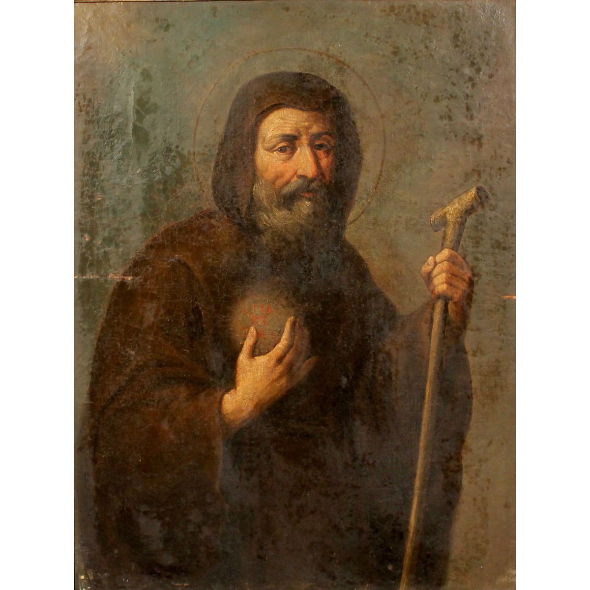 ARTISTA SICILIANO DEL SECOLO XVII "San Francesco di Paola"-SICILIAN ARTIST OF TH&hellip;