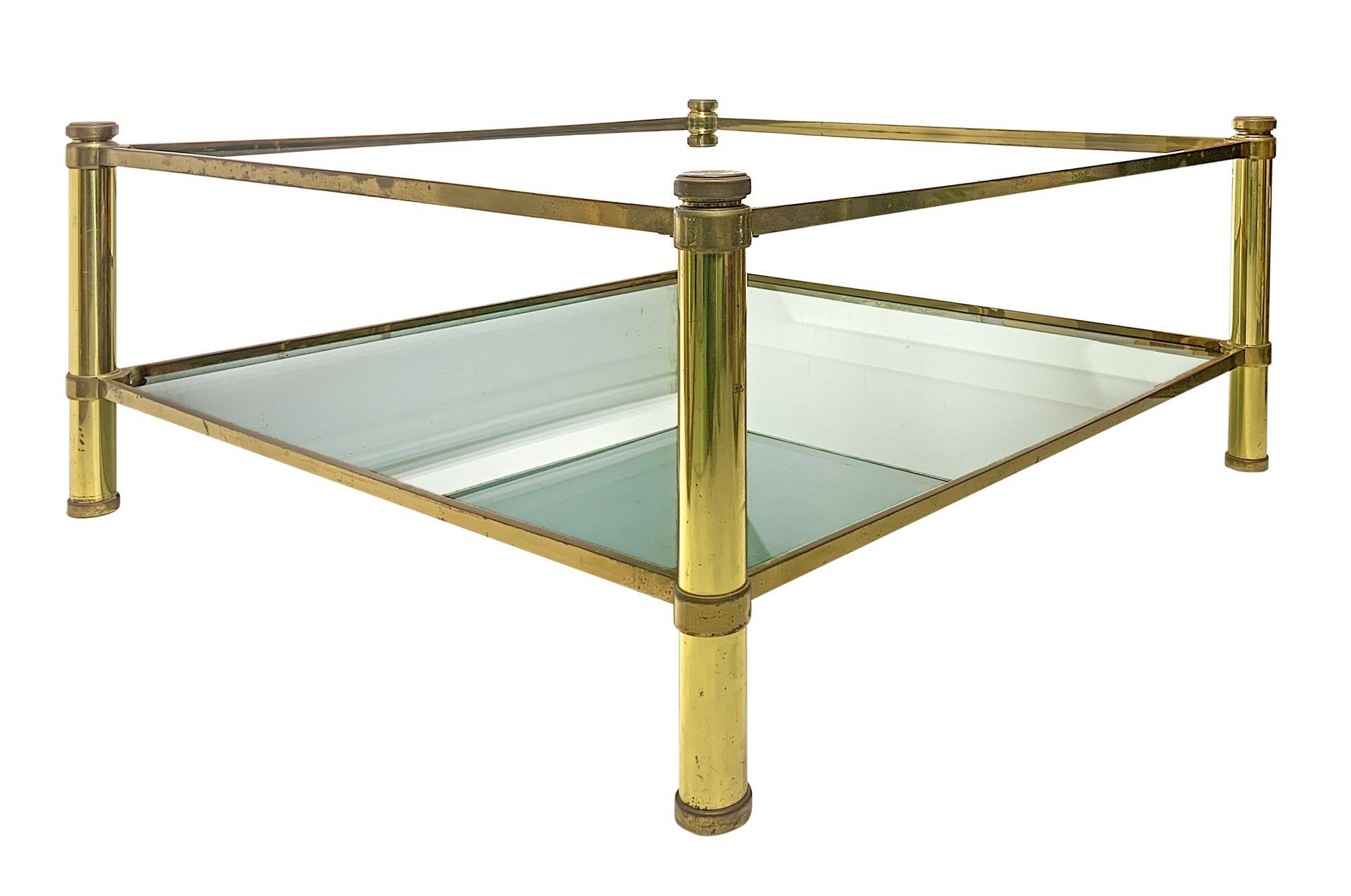 Null Table basse dans le style de Romeo Rega, années 70 1.02x1.02 m Structure en&hellip;