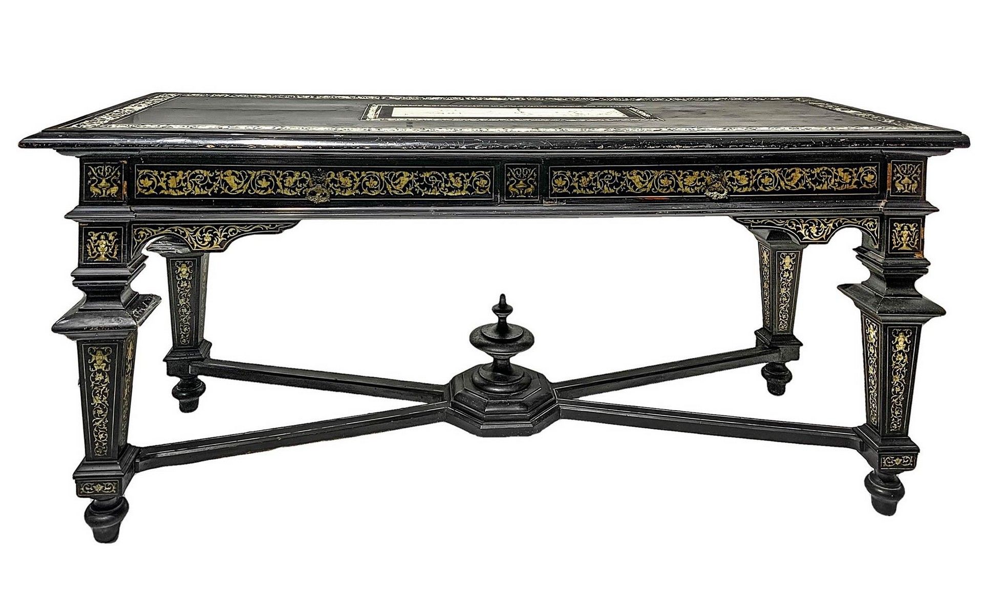 Ferdinando Pogliani ( allegedly by) 柜子有两个抽屉，抽屉上面有秘密的架子，可以作为书桌使用，十九世纪，高90厘米。201x7&hellip;
