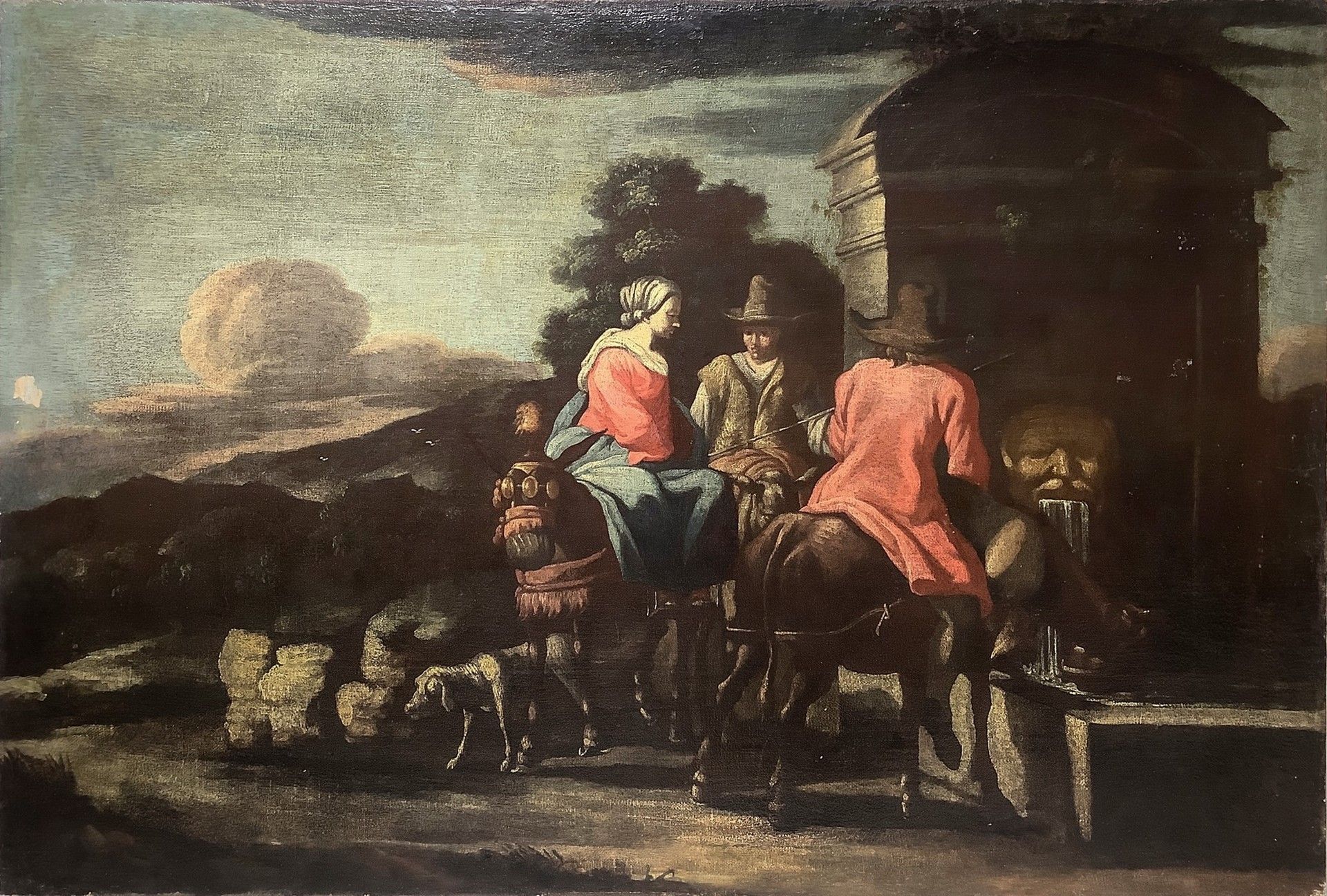 Il Bamboccio Pieter Bodding Van Laer ( allegedly by) Pferde und Reiter an der Qu&hellip;
