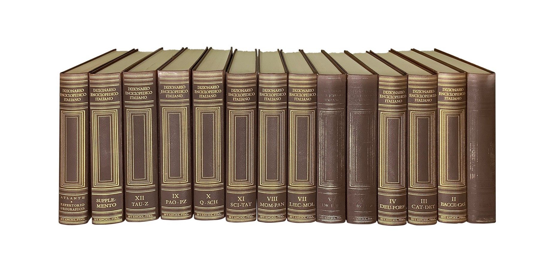 Null Dictionnaire encyclopédique italien composé de XII volumes, appendice et at&hellip;