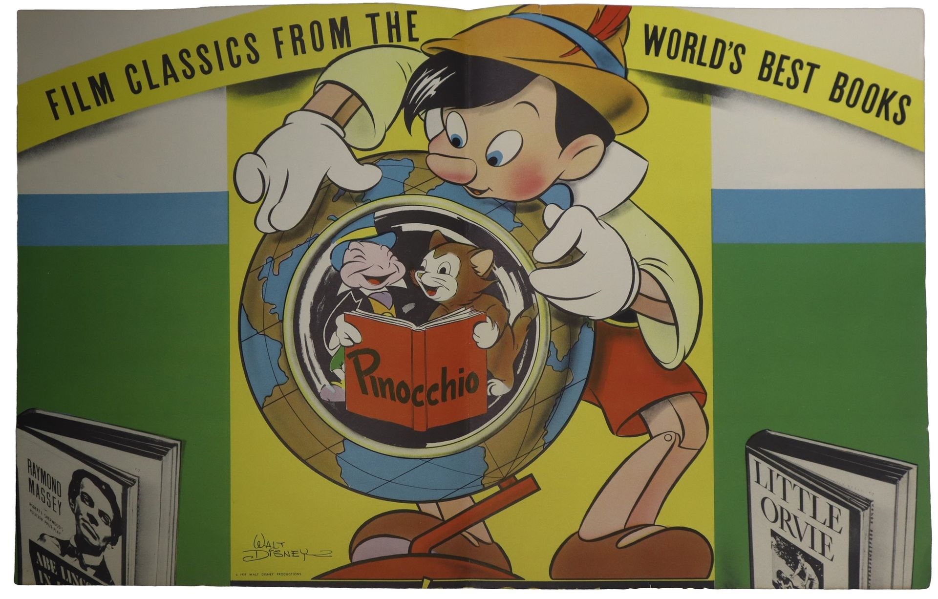 Null Affiche de Pinocchio '' Semaine du livre pour enfants '' , 1939 30.5 cm x 4&hellip;