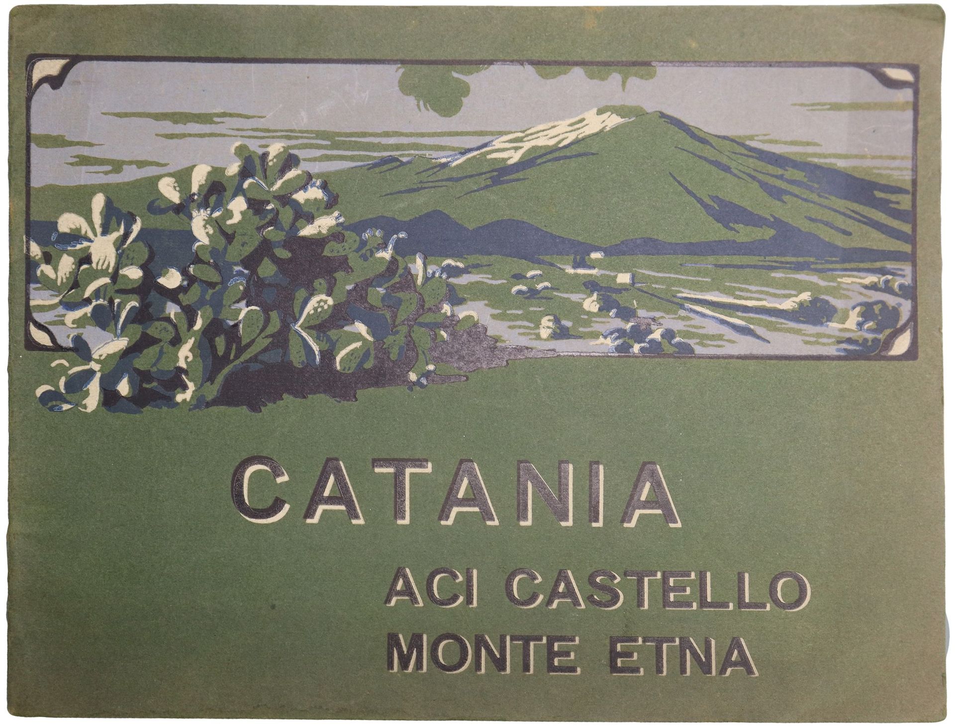 Null Catane Aci Castelo Mont Etna Petite brochure avec photos d'époque, n.803, G&hellip;