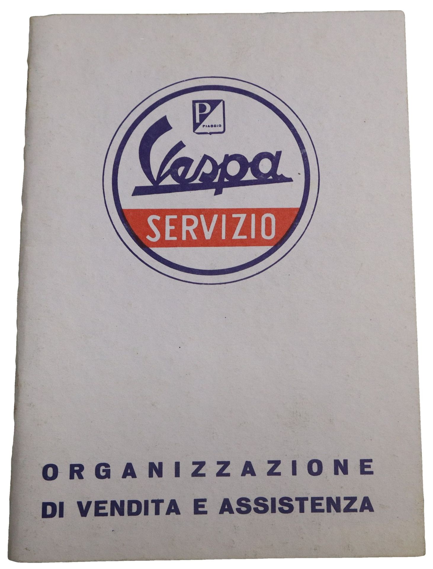 Null Servicio de Vespa Organización de ventas y servicios, perfecto estado