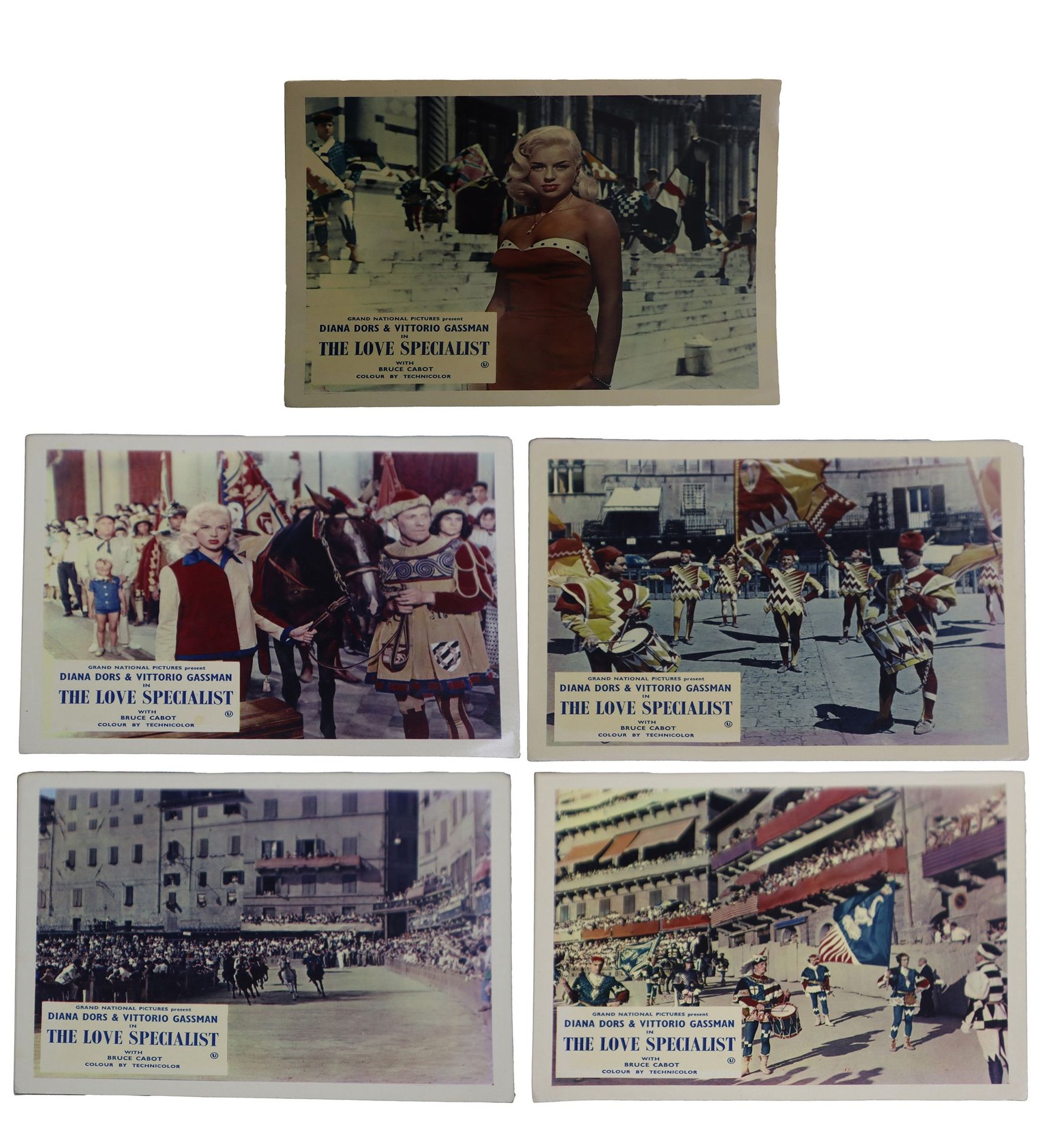 Null N.5 Lobby cards `` The love specialist '' , 1950s Girosign LTD., 88, Wardou&hellip;